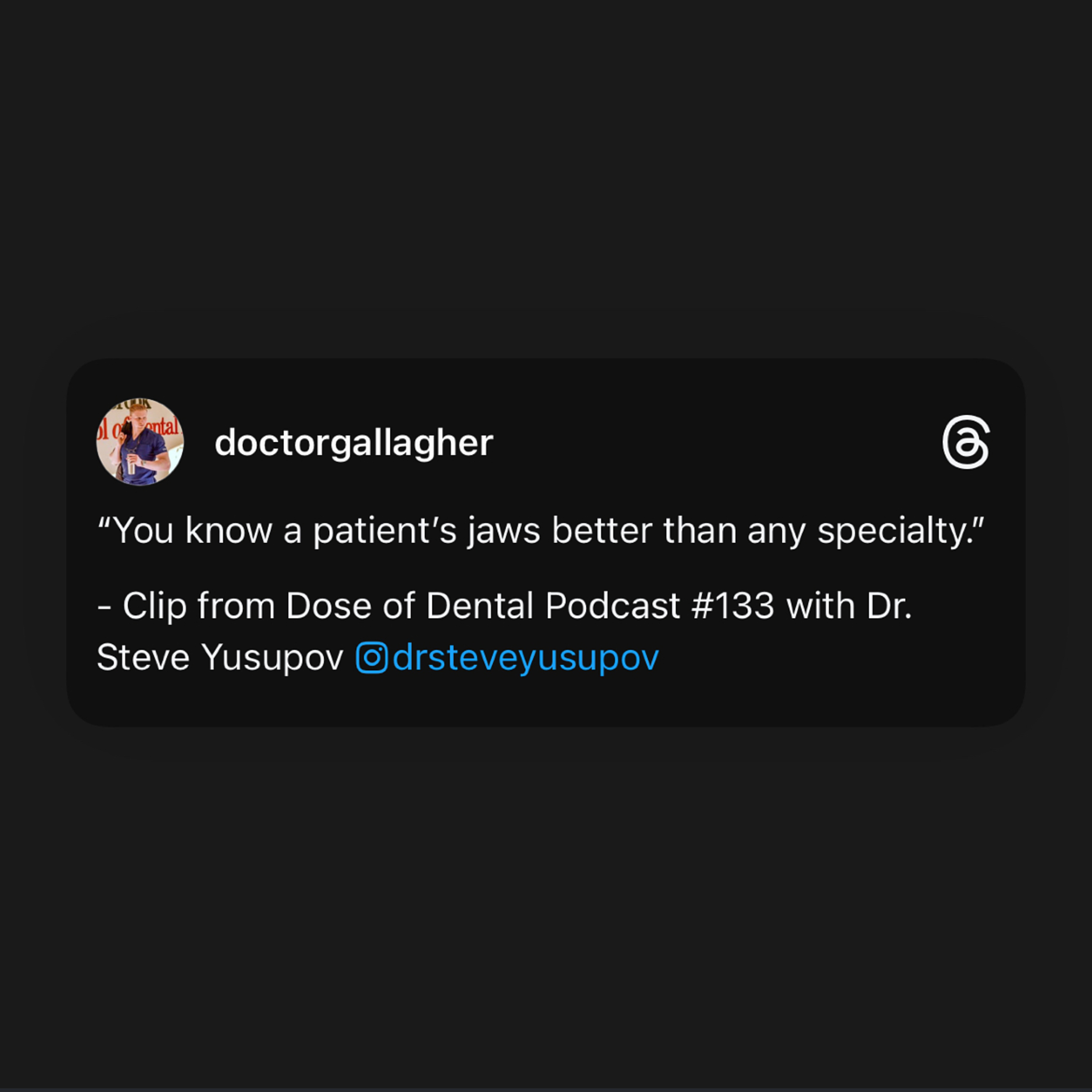 *Which Specialty Knows The Jaws Best? - Oral & Maxillofacial Surgeons*