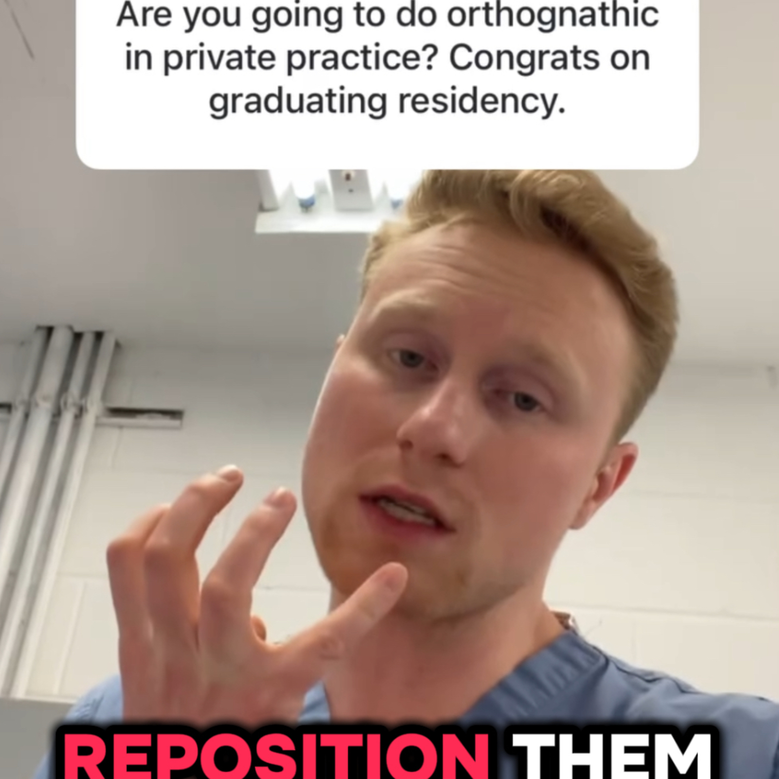 🎙️ “Are You Doing Orthognathic Surgery After Residency?”
