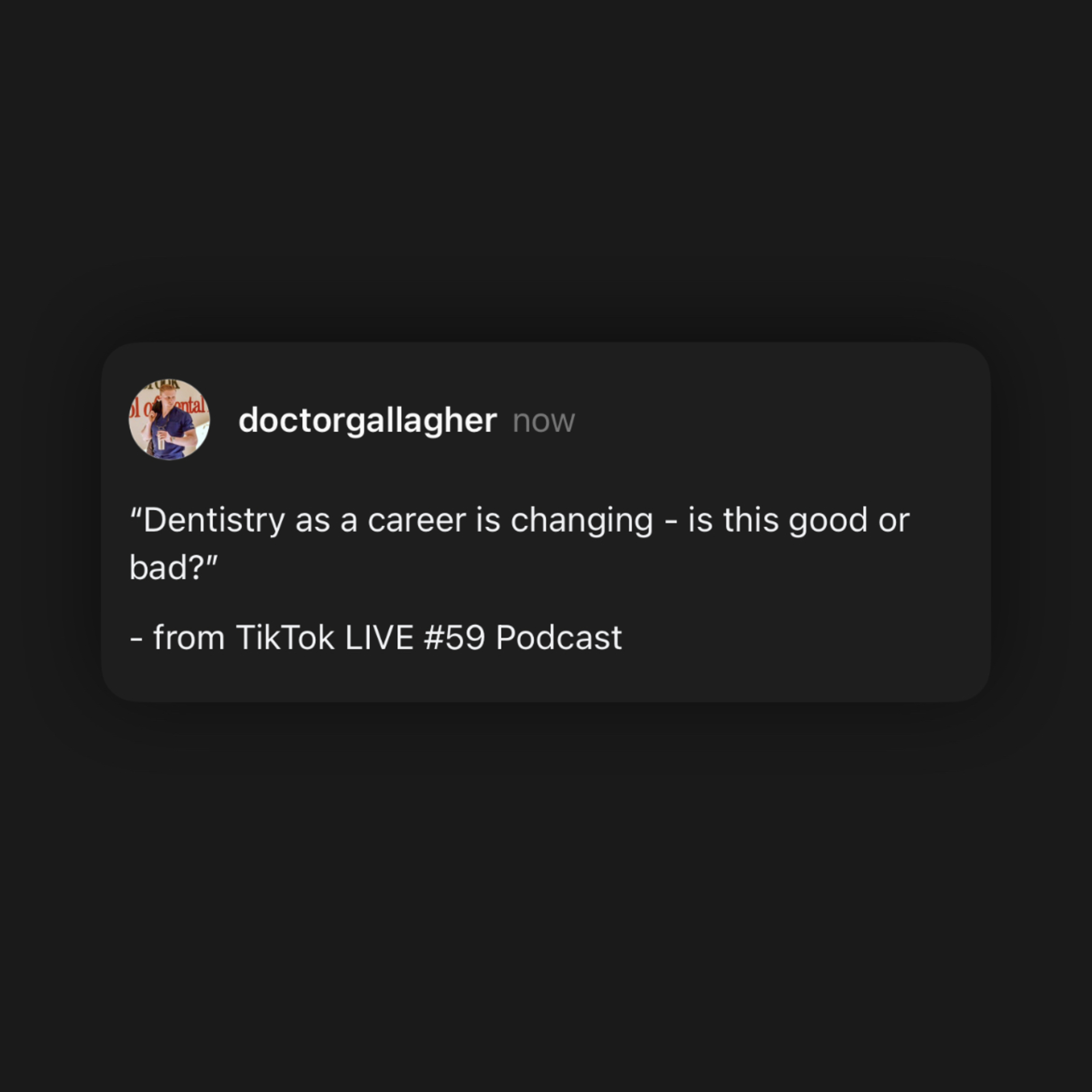 *Dentistry As A Career Is Changing - Is This Good Or Bad?*