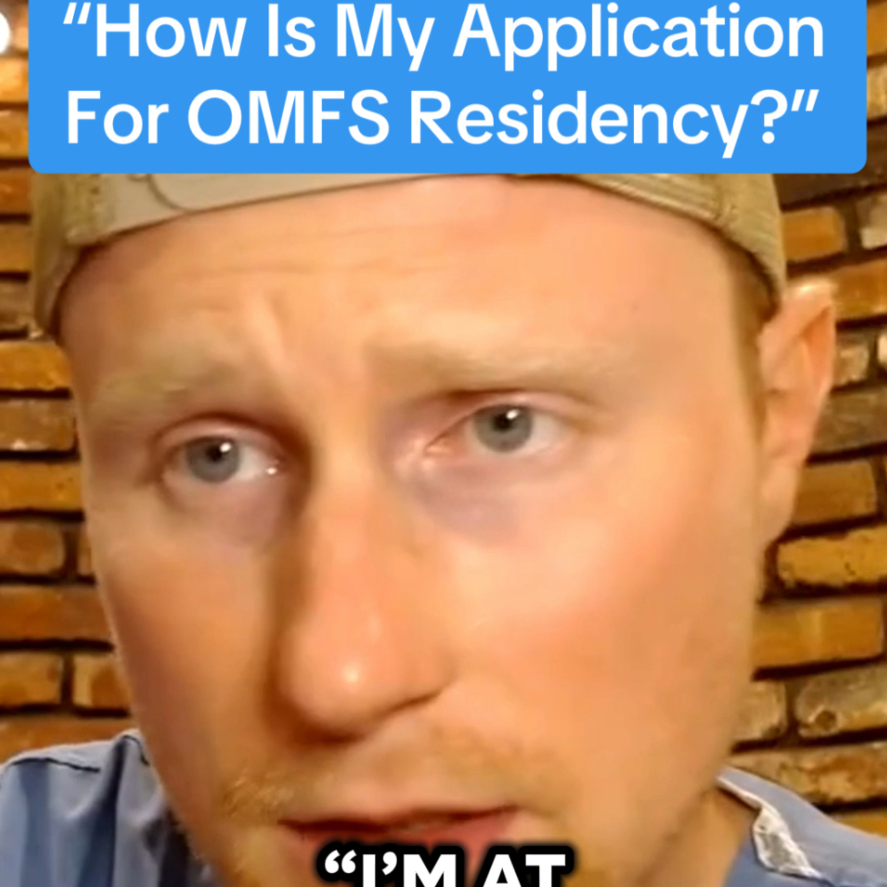 “How Is My Application For Oral Surgery Residency?”