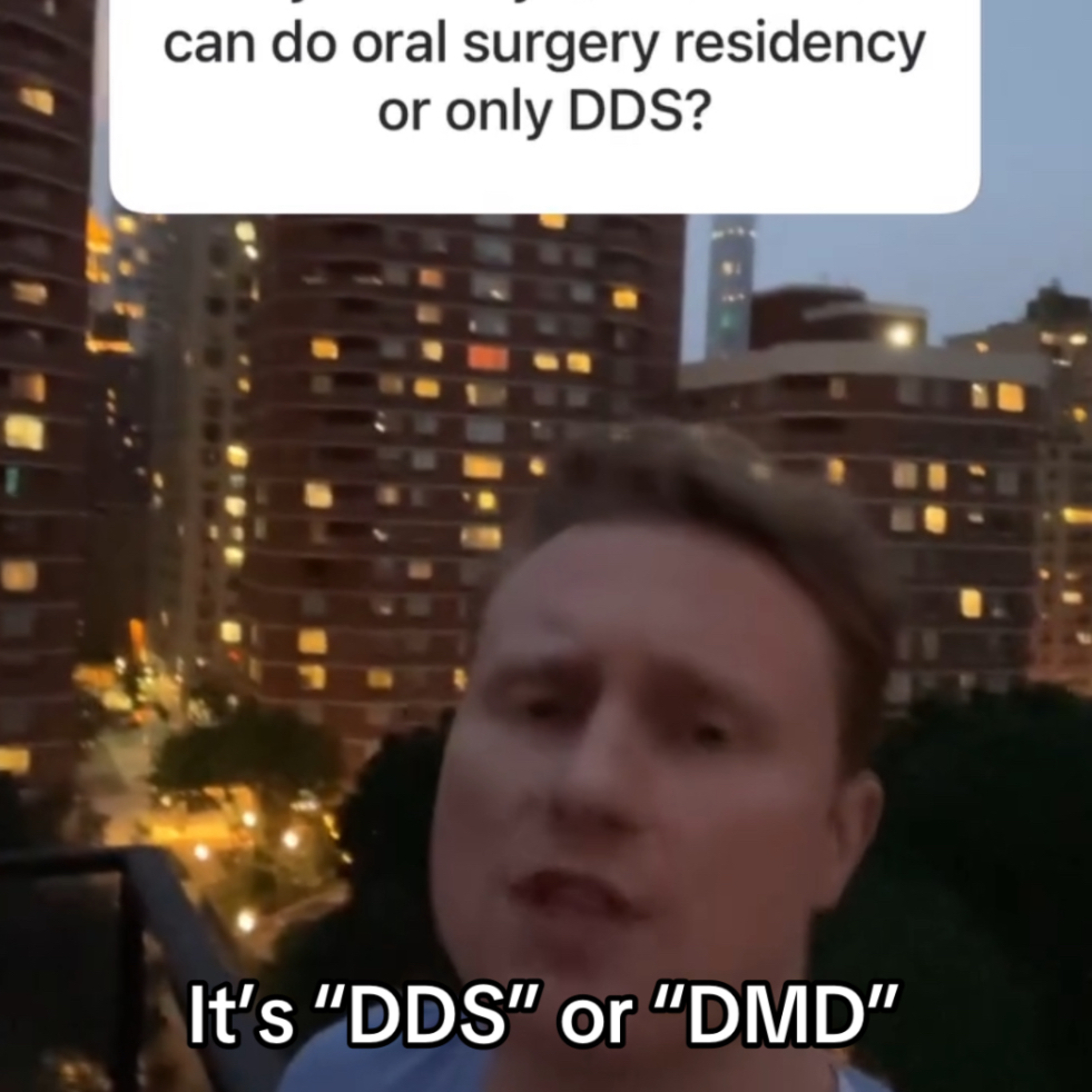DDS vs. DMD; Can Med Students Do Oral Surgery?