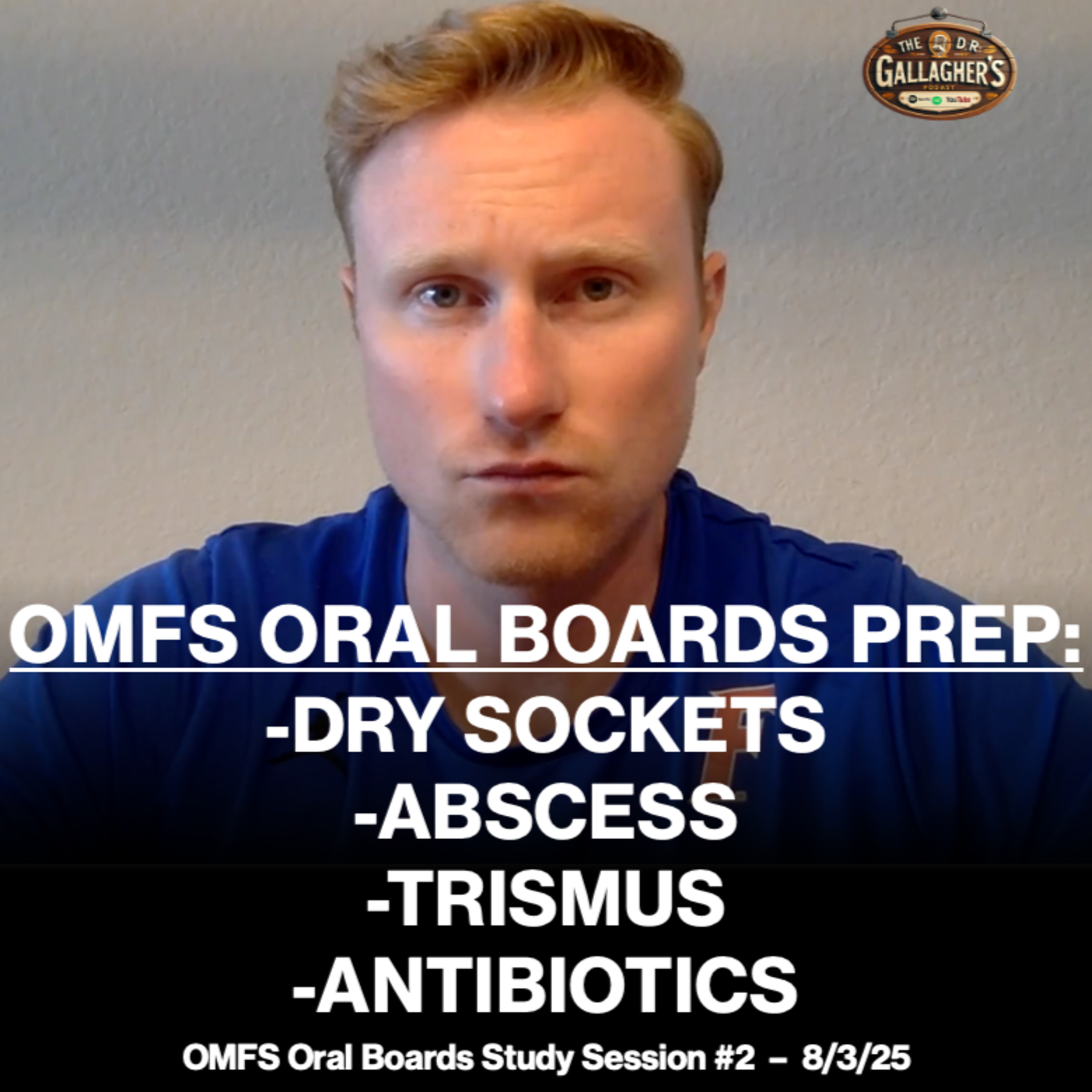 OMFS Board Exam Review #2 - Dry Socket, Abscess, Trismus, Antibiotics