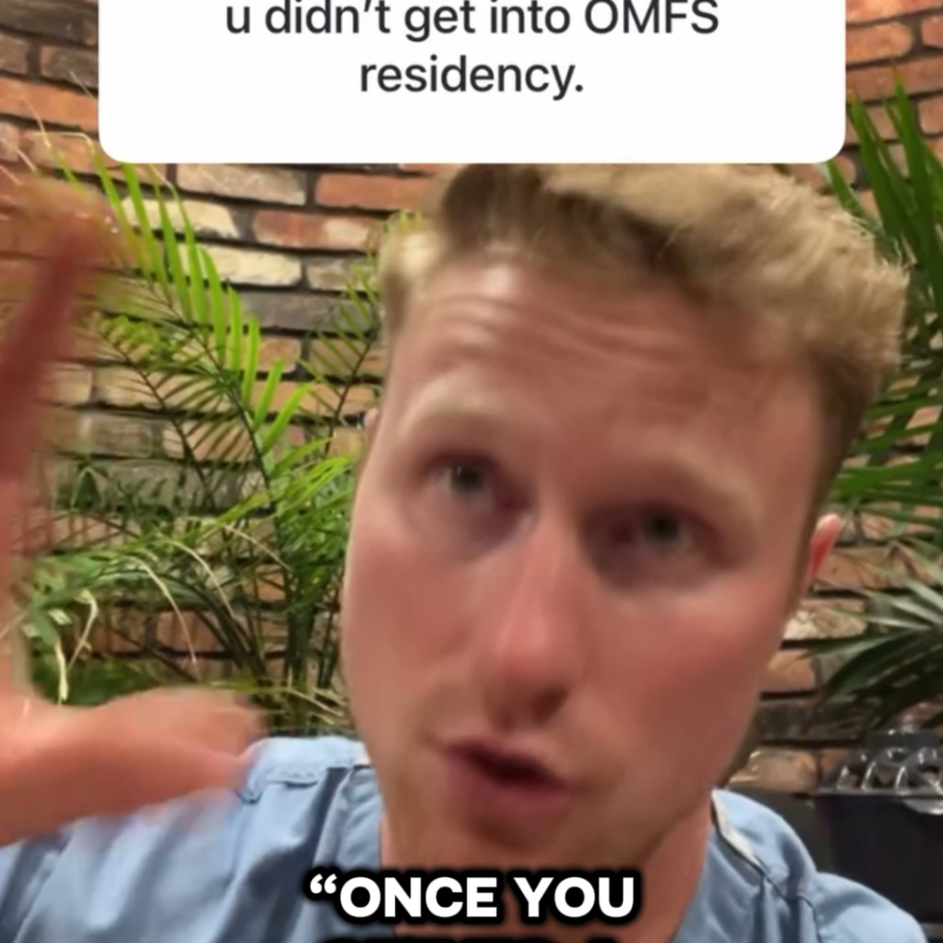 I Didn’t Have A Backup Plan When I Applied To Oral Surgery Residency