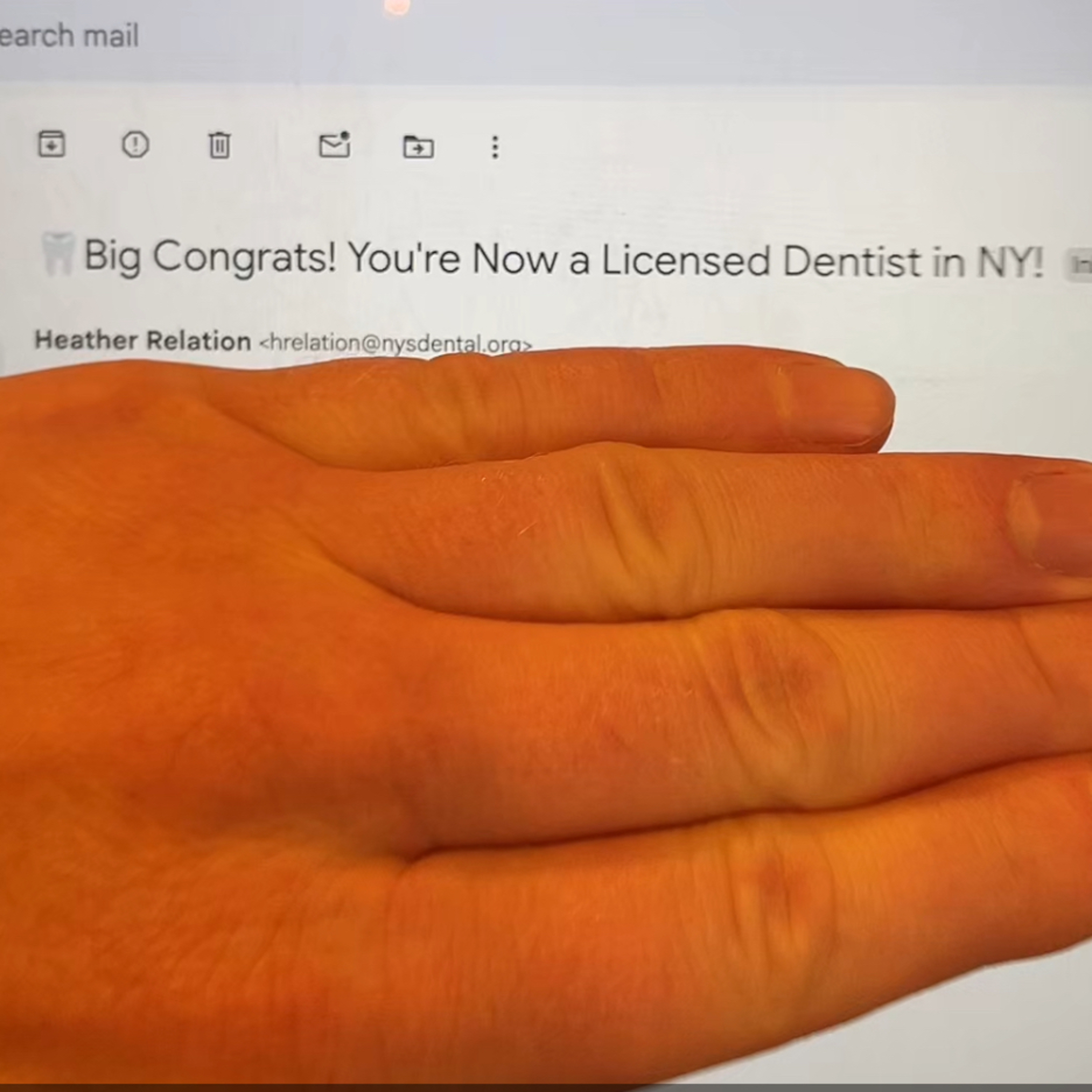 My Dental License Came In Today 👍