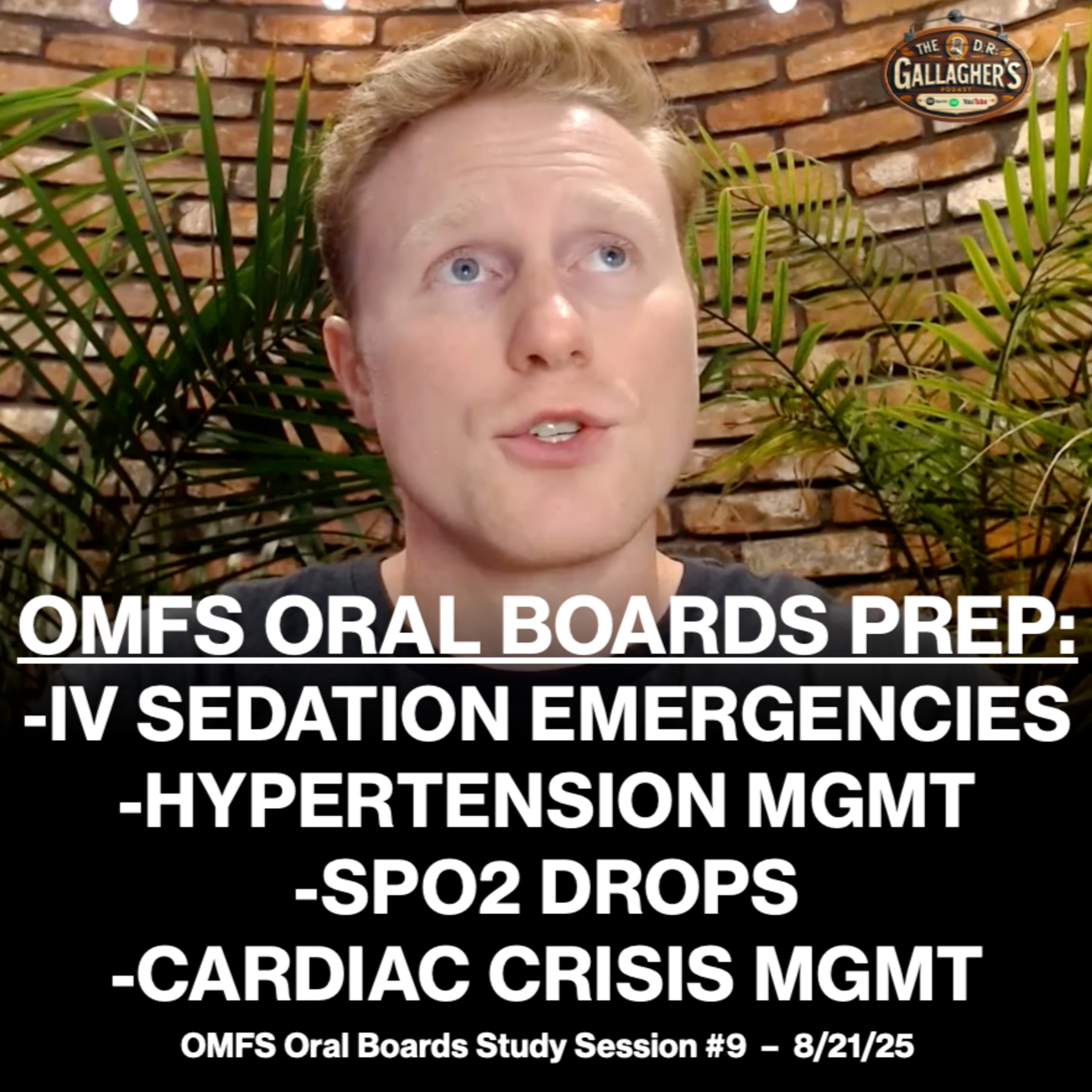 OMFS Board Exam Review #9 - IV Sedation Emergencies, Hypertension, Oxygen Drops & Cardiac Crises