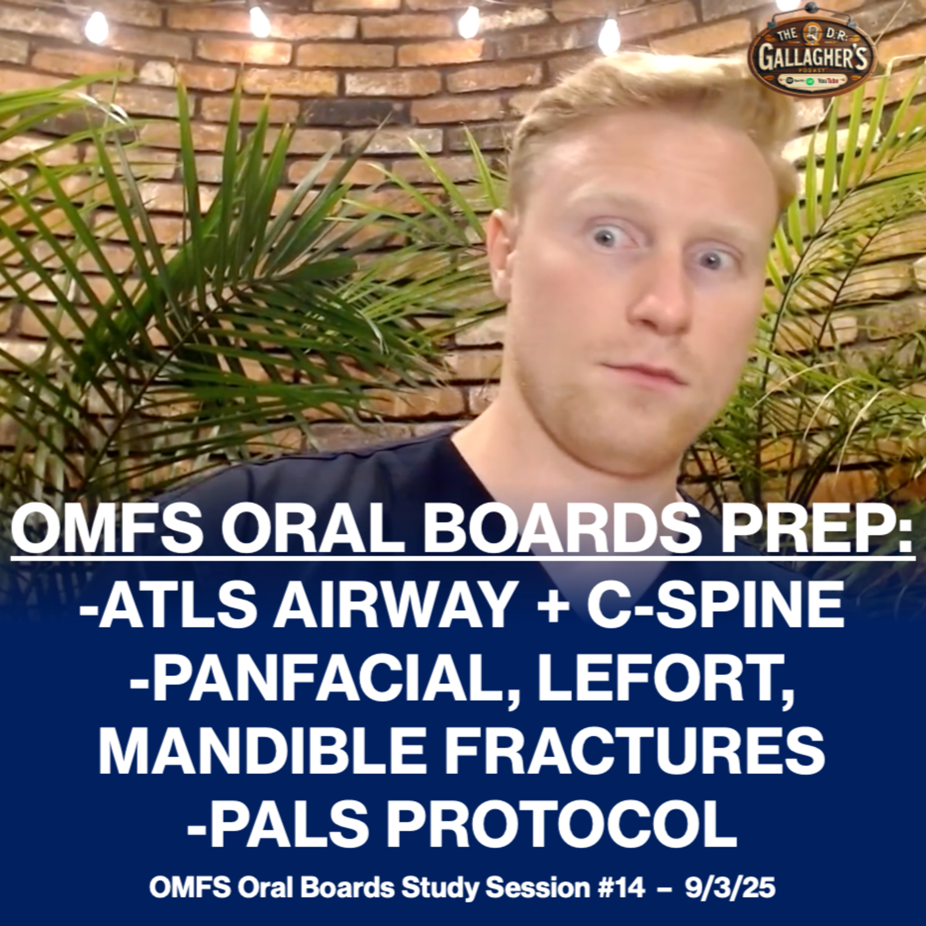 OMFS Board Exam Review #14 - ATLS Airway, Panfacial, Le Fort II, Mandible Fx, C-Spine, PALS