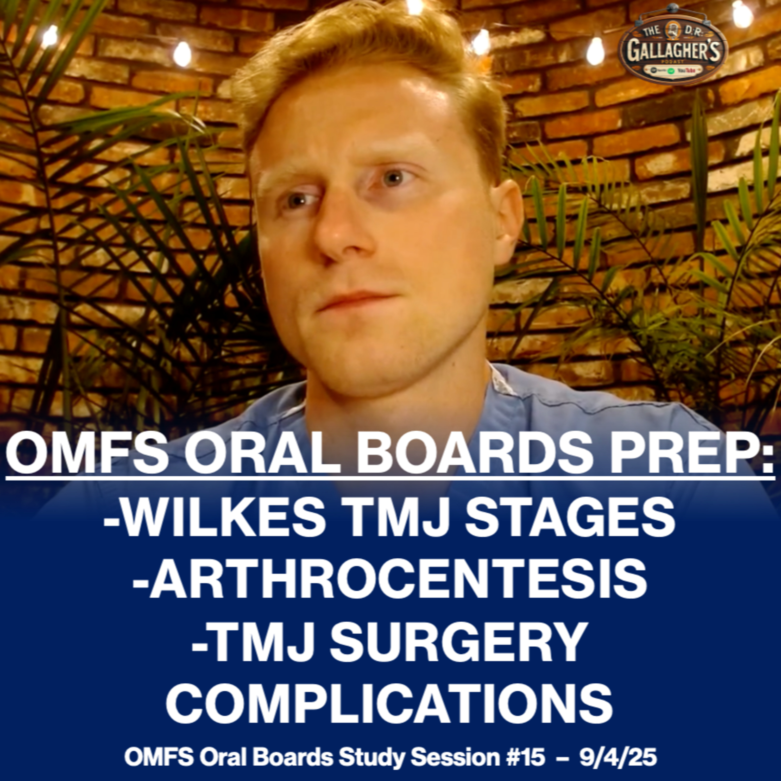 OMFS Board Exam Review #15 - TMJ Changes, Wilkes TMJ Stages, Arthrocentesis, Complications
