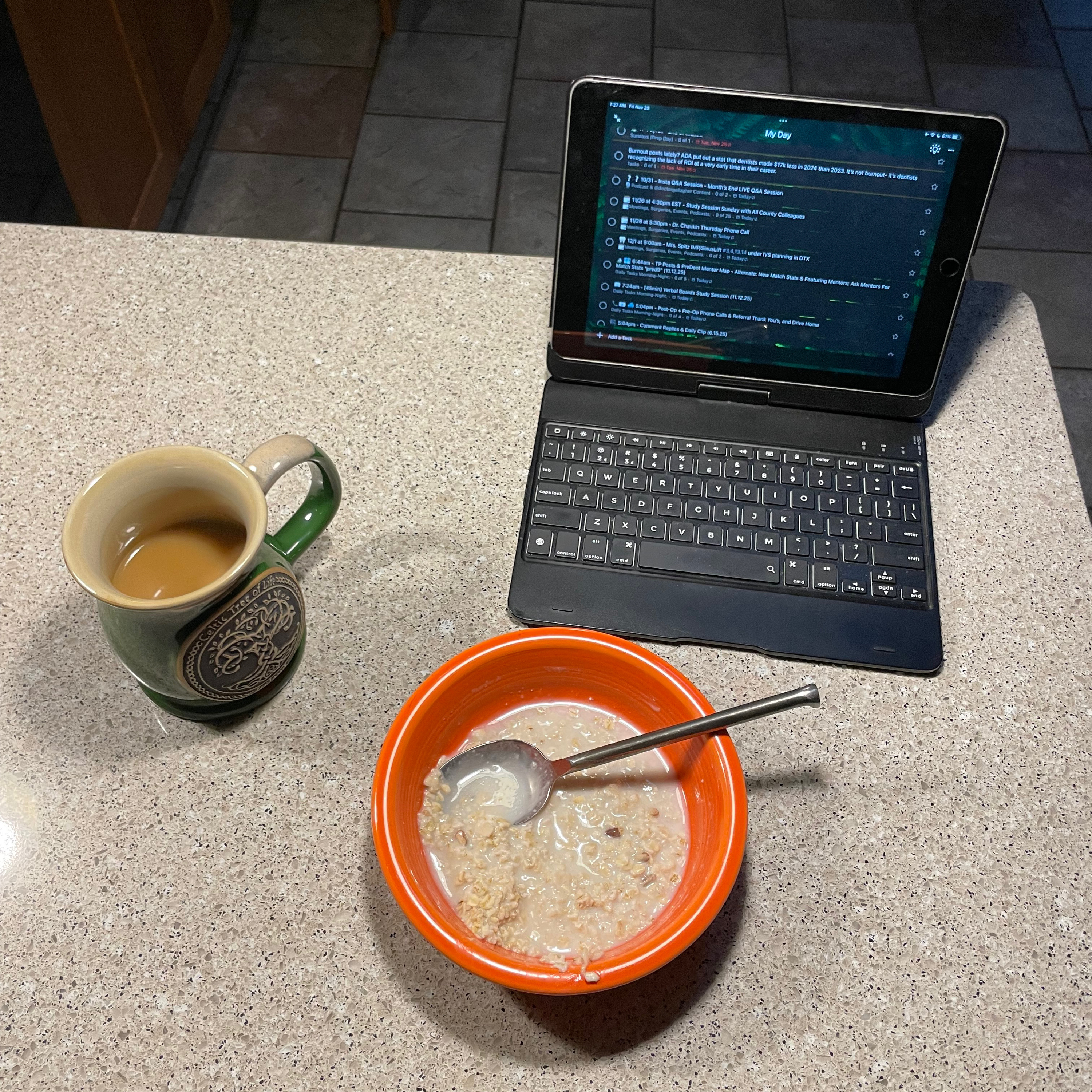 *Friday, Day #33, Week 5 - Boards Studying & Morning Thoughts*