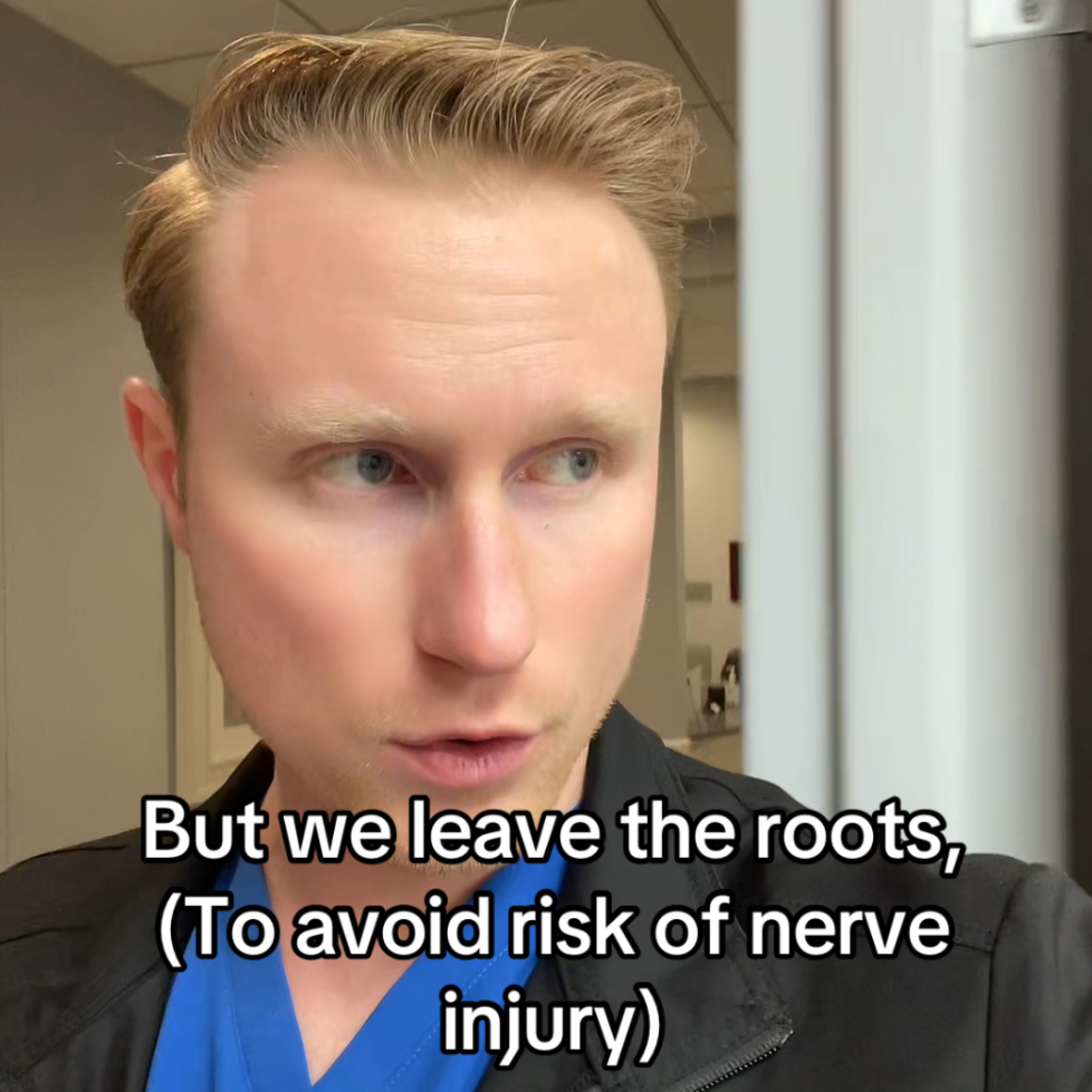 Wisdom Tooth Roots After A “Coronectomy”