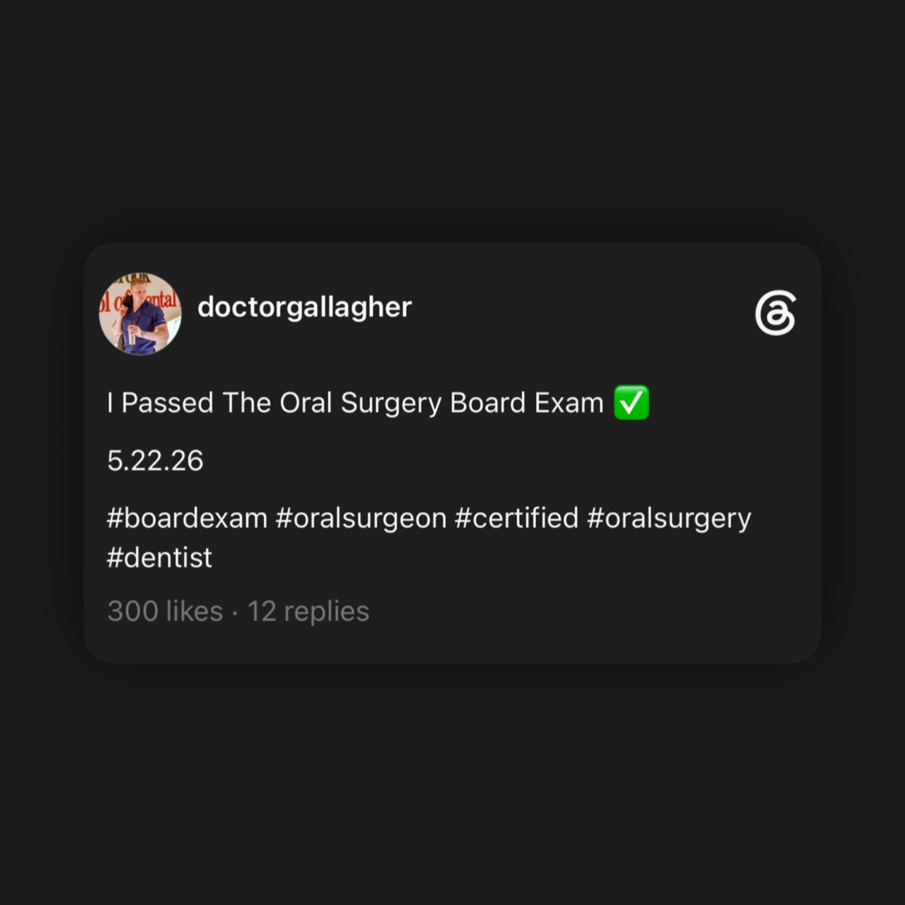 I Passed The Oral Surgery Board Exam ✅