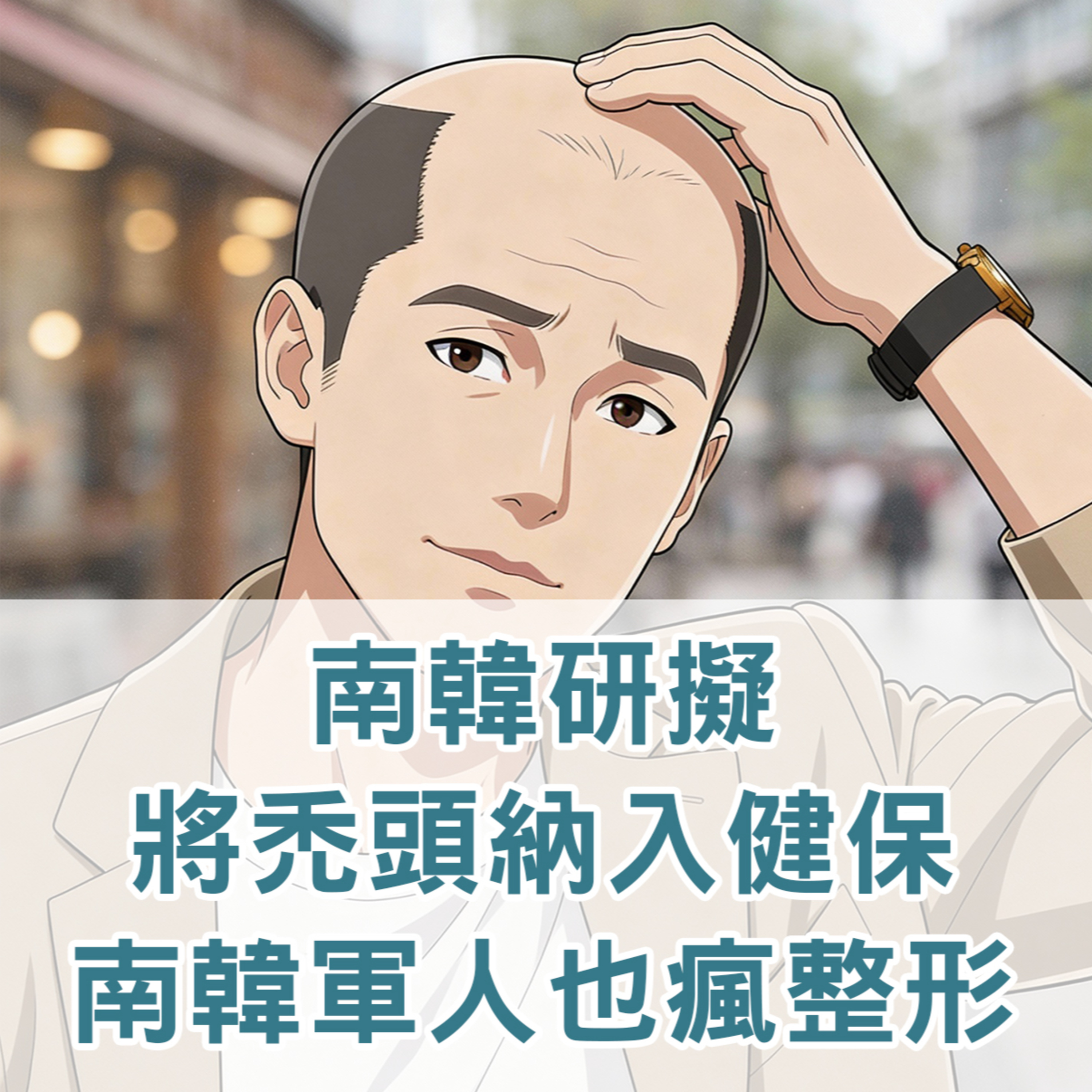【S2 EP.123】南韓研擬將禿頭納入健保，南韓軍人也瘋整形。