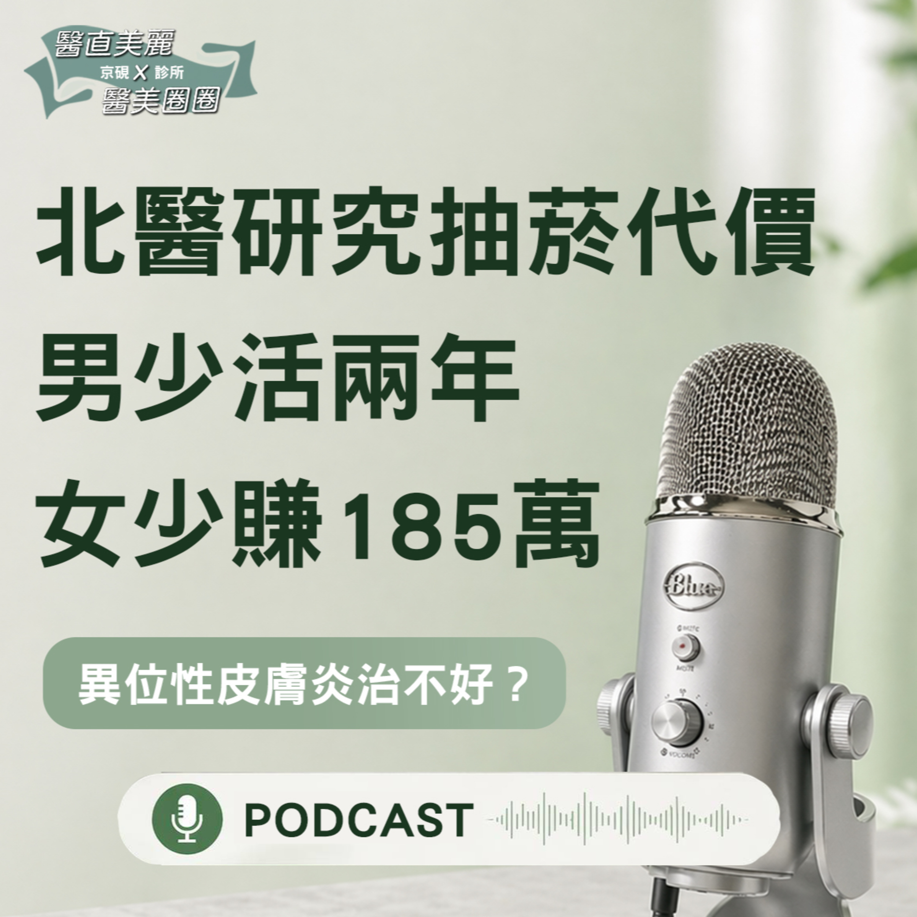 【S2 EP.156】北醫研究吸煙代價男少活兩年女少賺185萬。異膚也會加重！ episode artwork