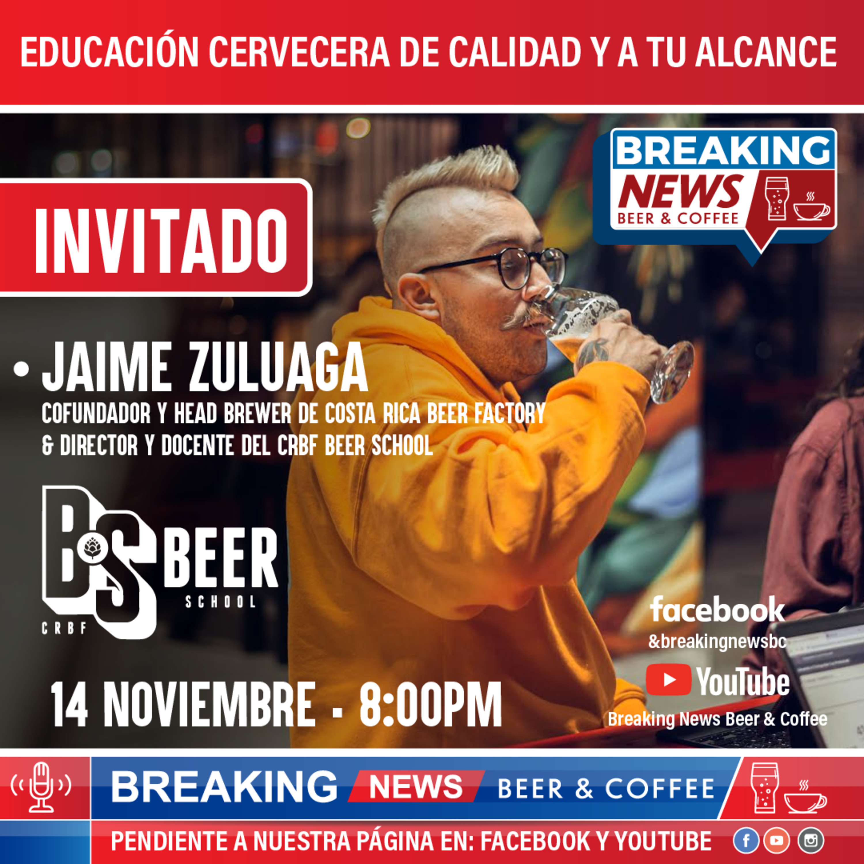 BREAKING NEWS BEER & COFFEE