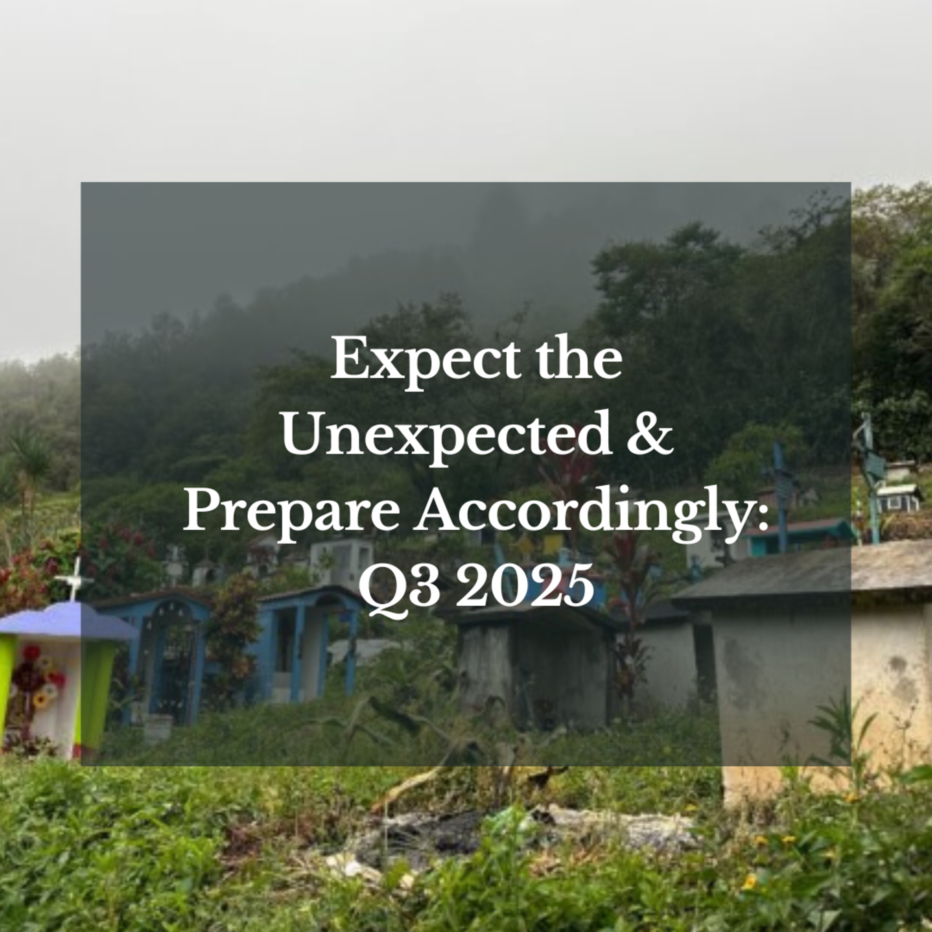 Expect the Unexpected & Prepare Accordingly: Q3 2025 episode artwork