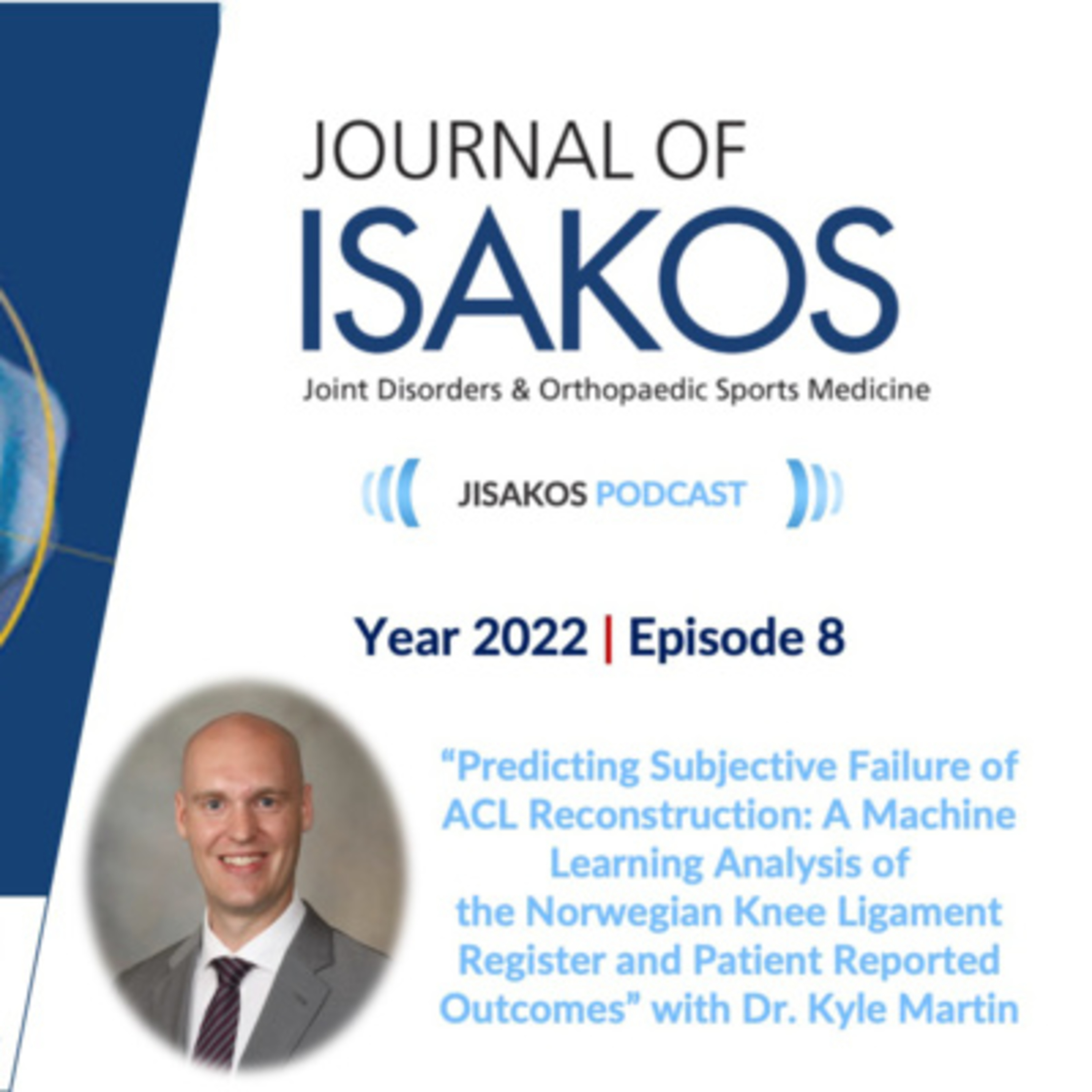 Predicting Subjective Failure of ACL Reconstruction: A Machine Learning Analysis of the Norwegian Knee Ligament Register and Patient Reported Outcomes episode artwork