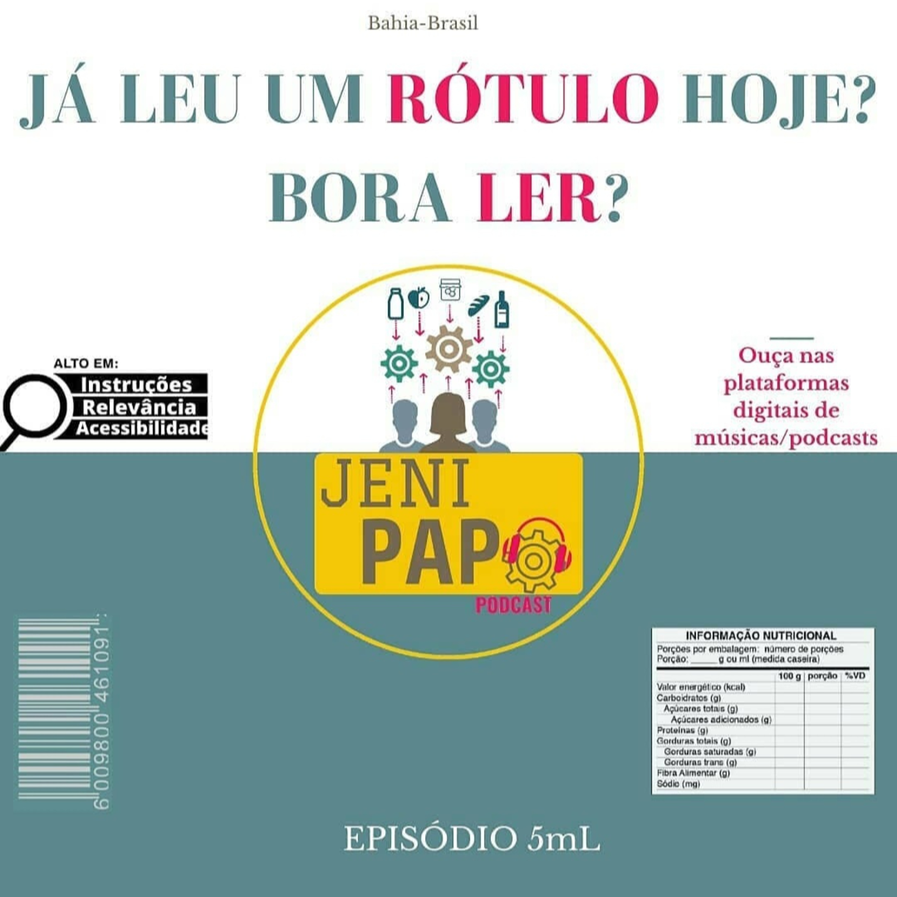 T1 Ep 05 - Já leu um rótulo hoje? Bora ler? episode artwork