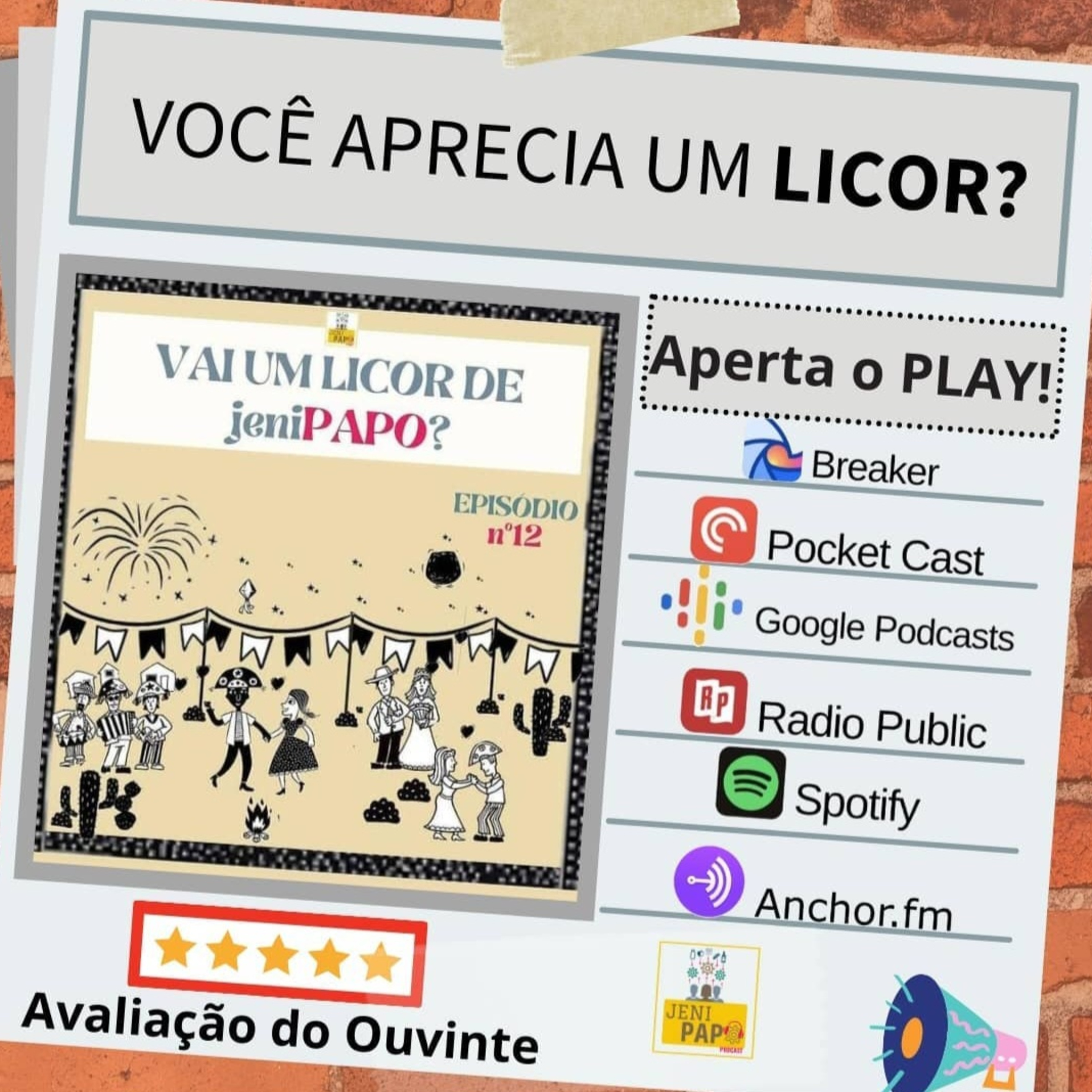 T1 Ep 12 - Vai um licor de JeniPAPO? episode artwork