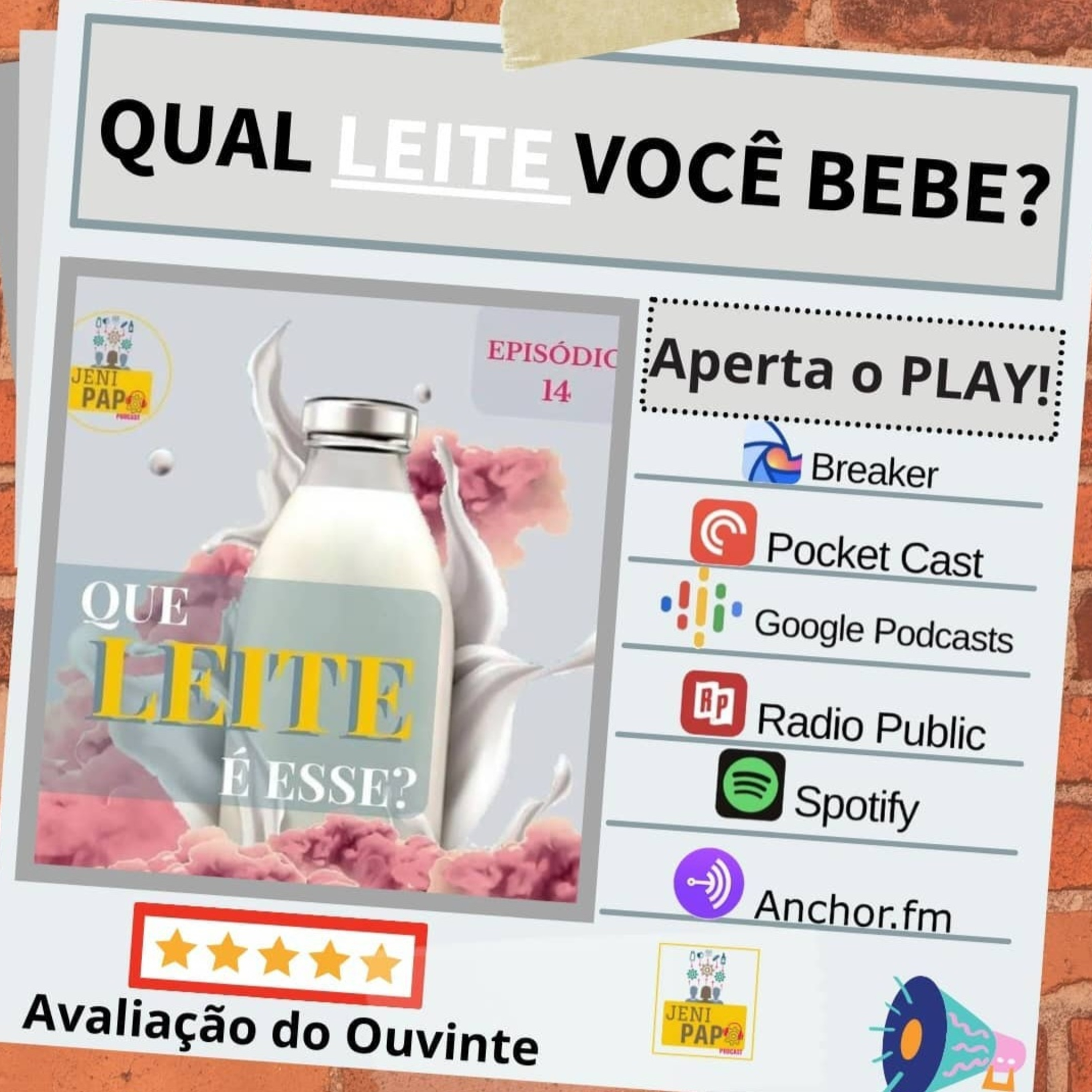 T1 Ep 14 - Que leite é esse? episode artwork
