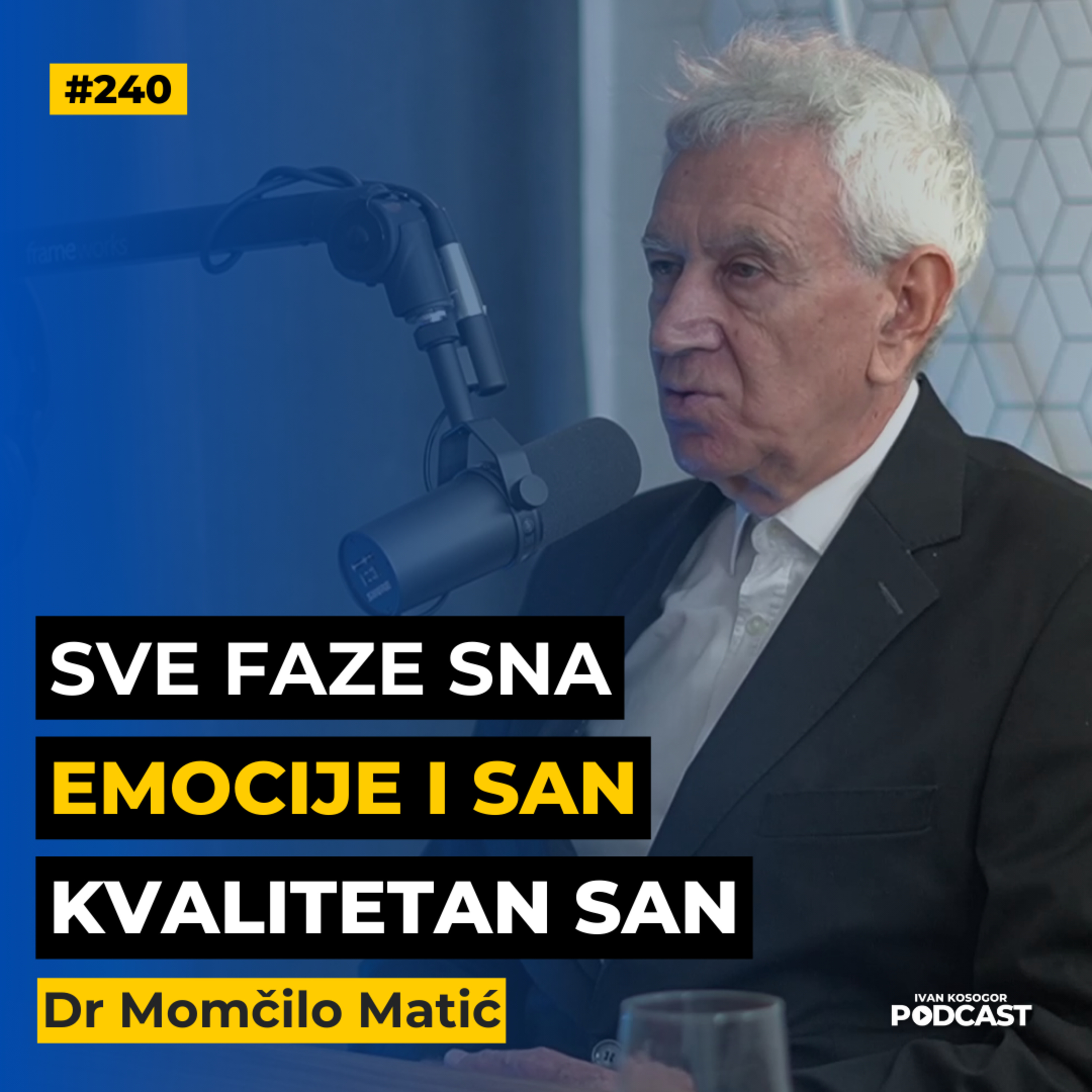 Zašto nam je teško da zaspimo i kako da se probudimo odmorni? — Dr Momčilo Matić | IKP EP240 episode artwork