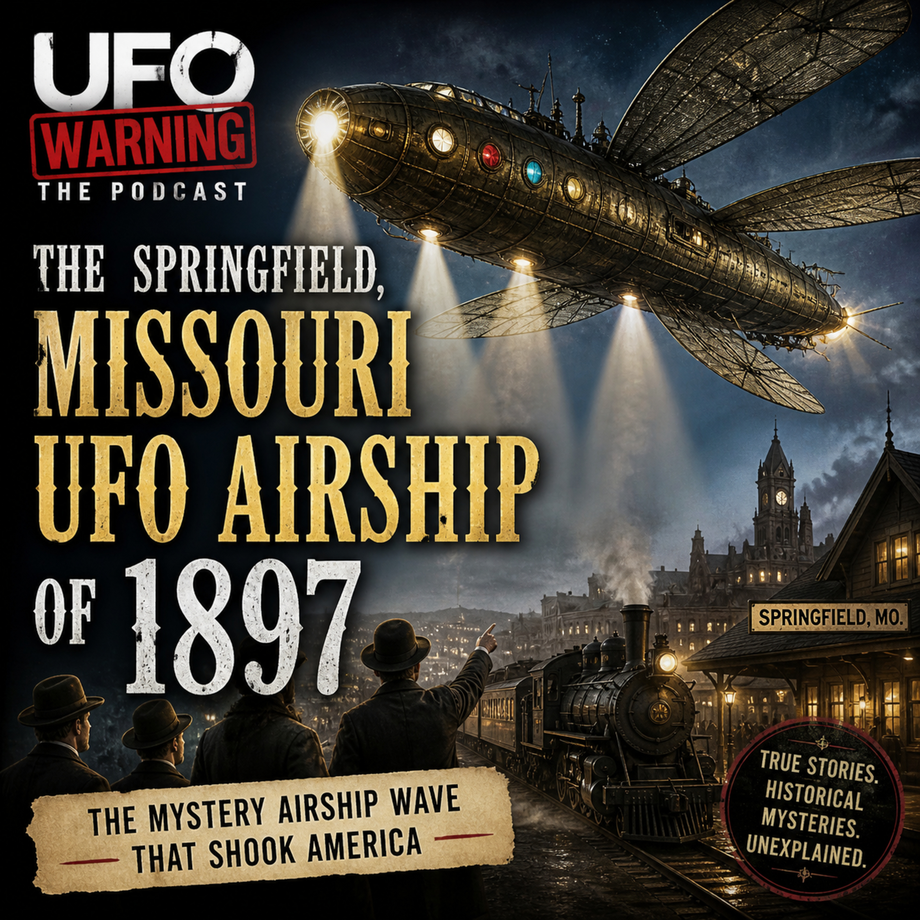 1897 SPRINGFIELD UFO AIRSHIP episode artwork