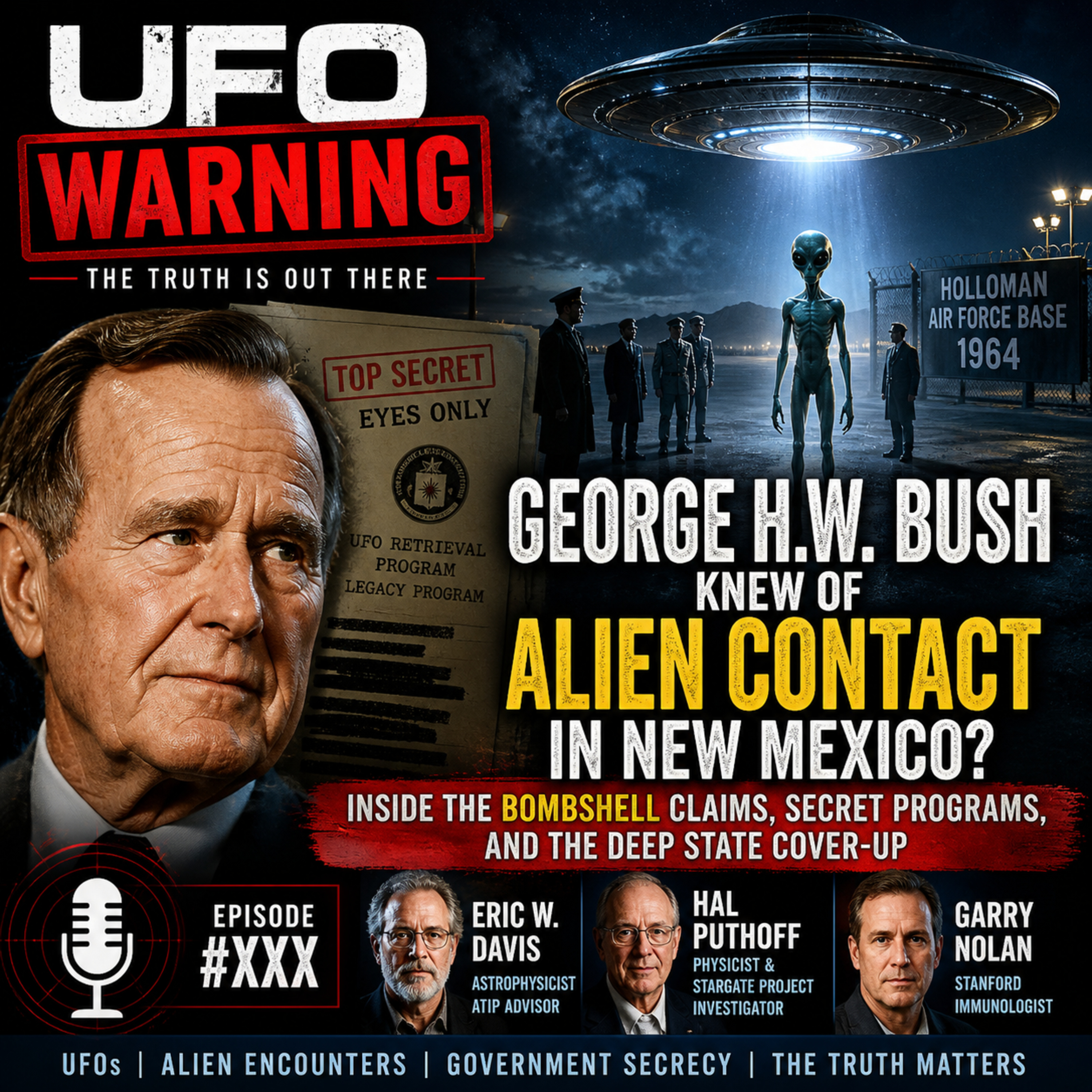 GEORGE HW BUSH AND THE ALIEN VISITORS episode artwork