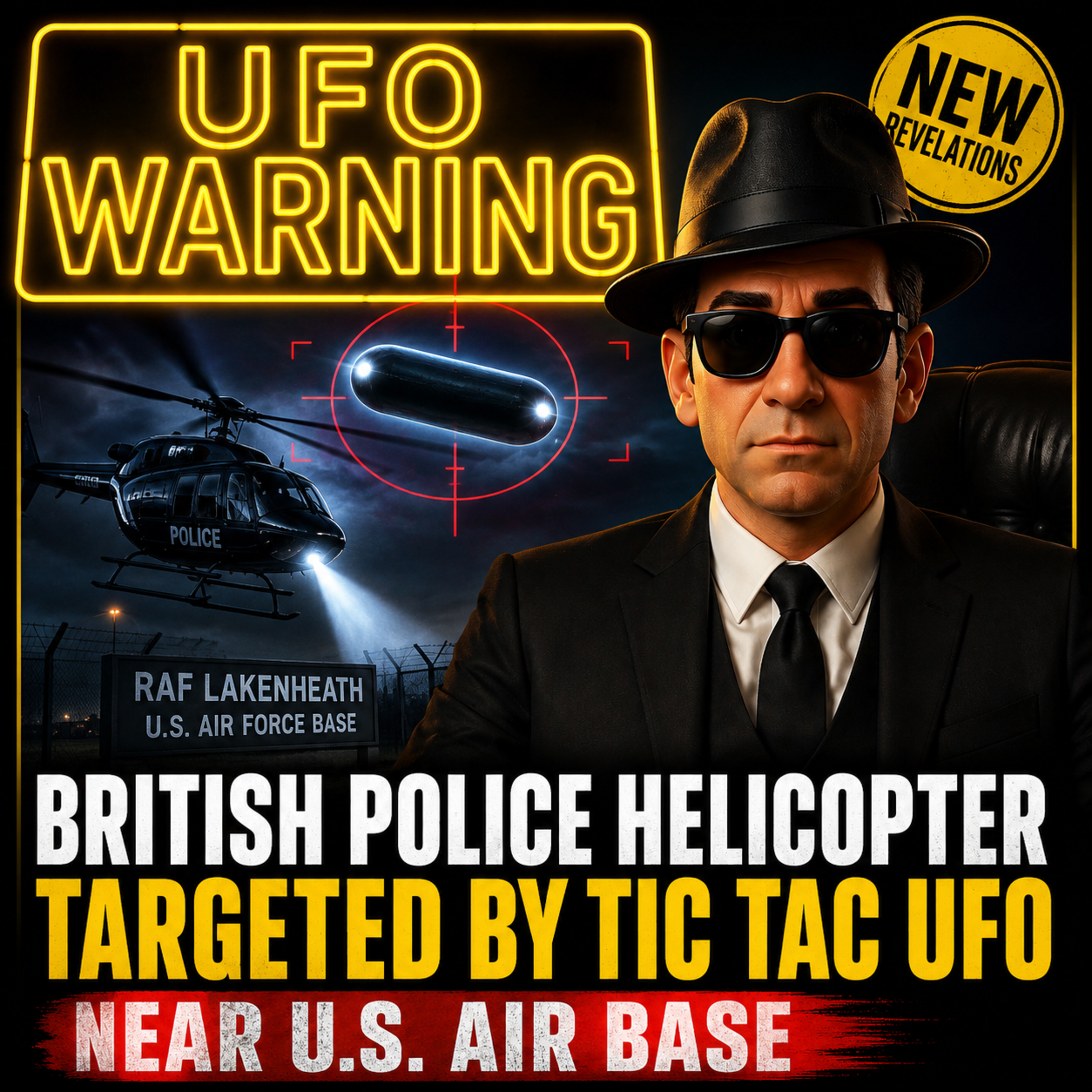 UK POLICE CHOPPER TARGETED BY UFO! episode artwork