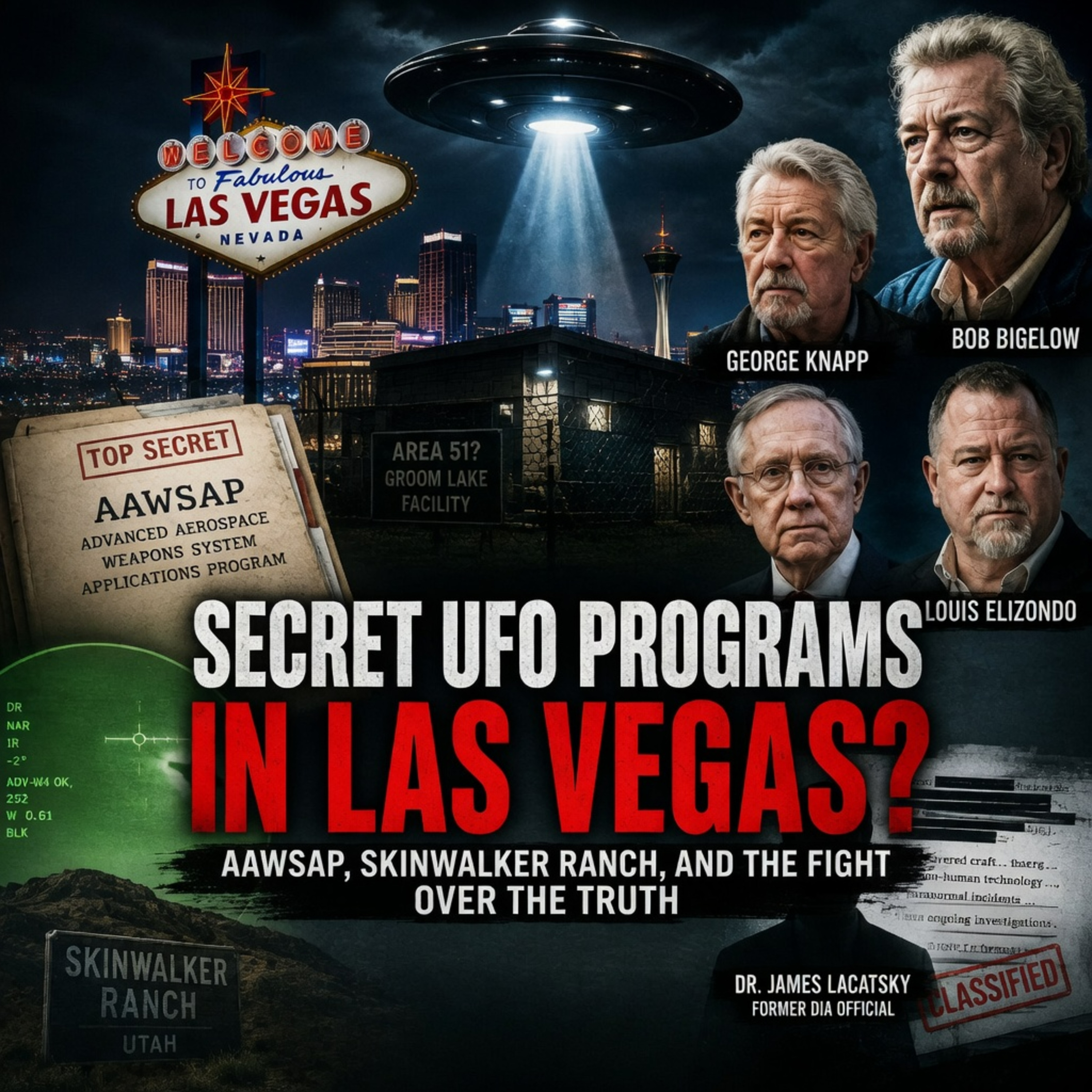 TOP SECRET LAS VEGAS UFO RESEARCH REVEALED episode artwork