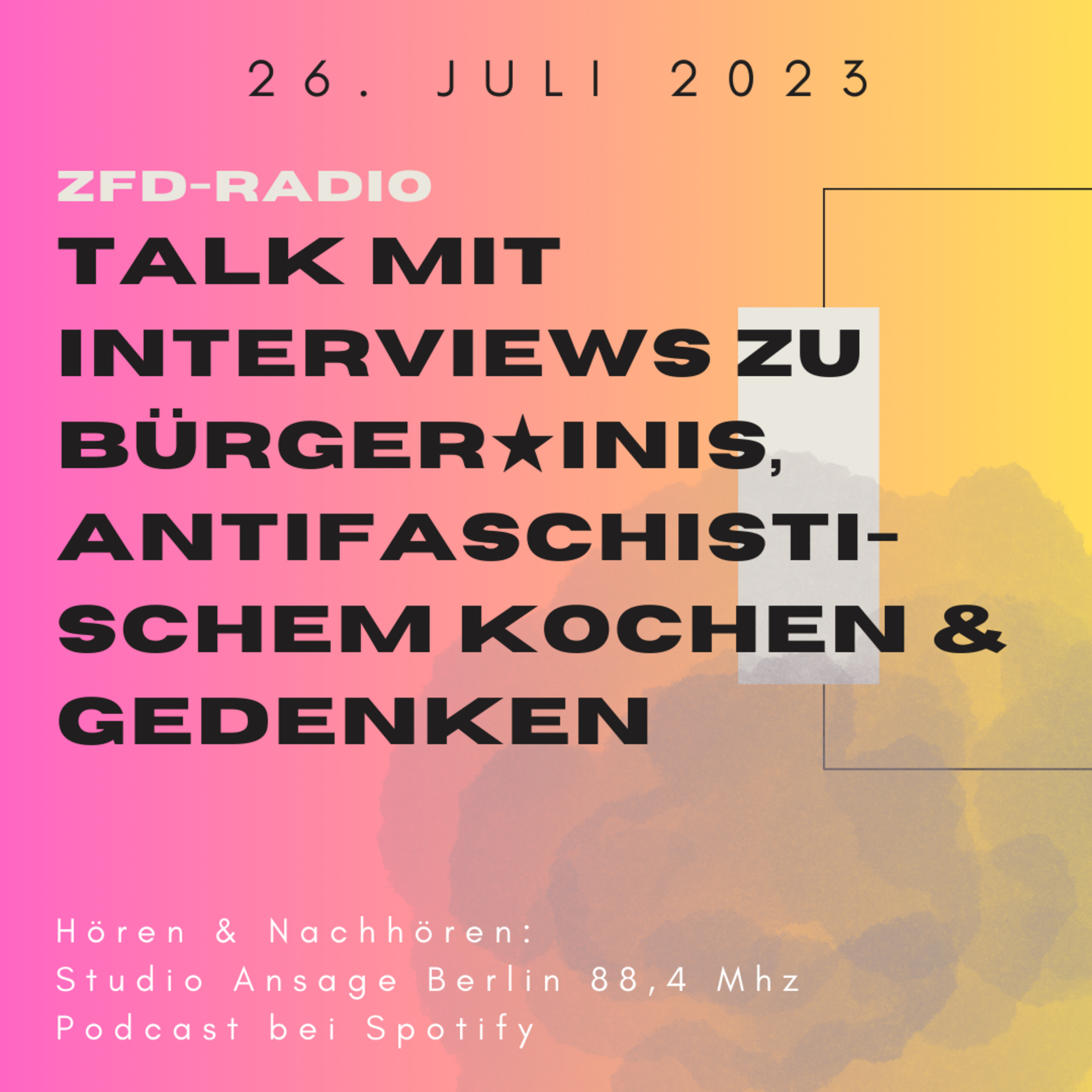 ZfD-Radio - der Podcast des Zentrums für Demokratie Treptow-Köpenick