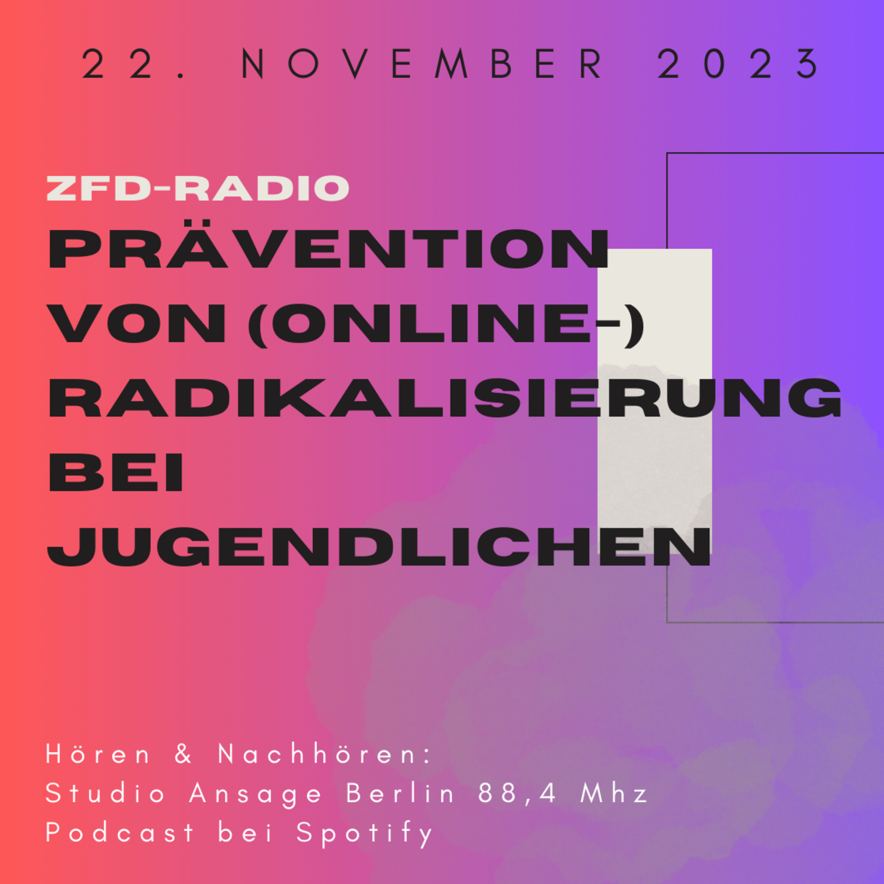 ZfD-Radio - der Podcast des Zentrums für Demokratie Treptow-Köpenick