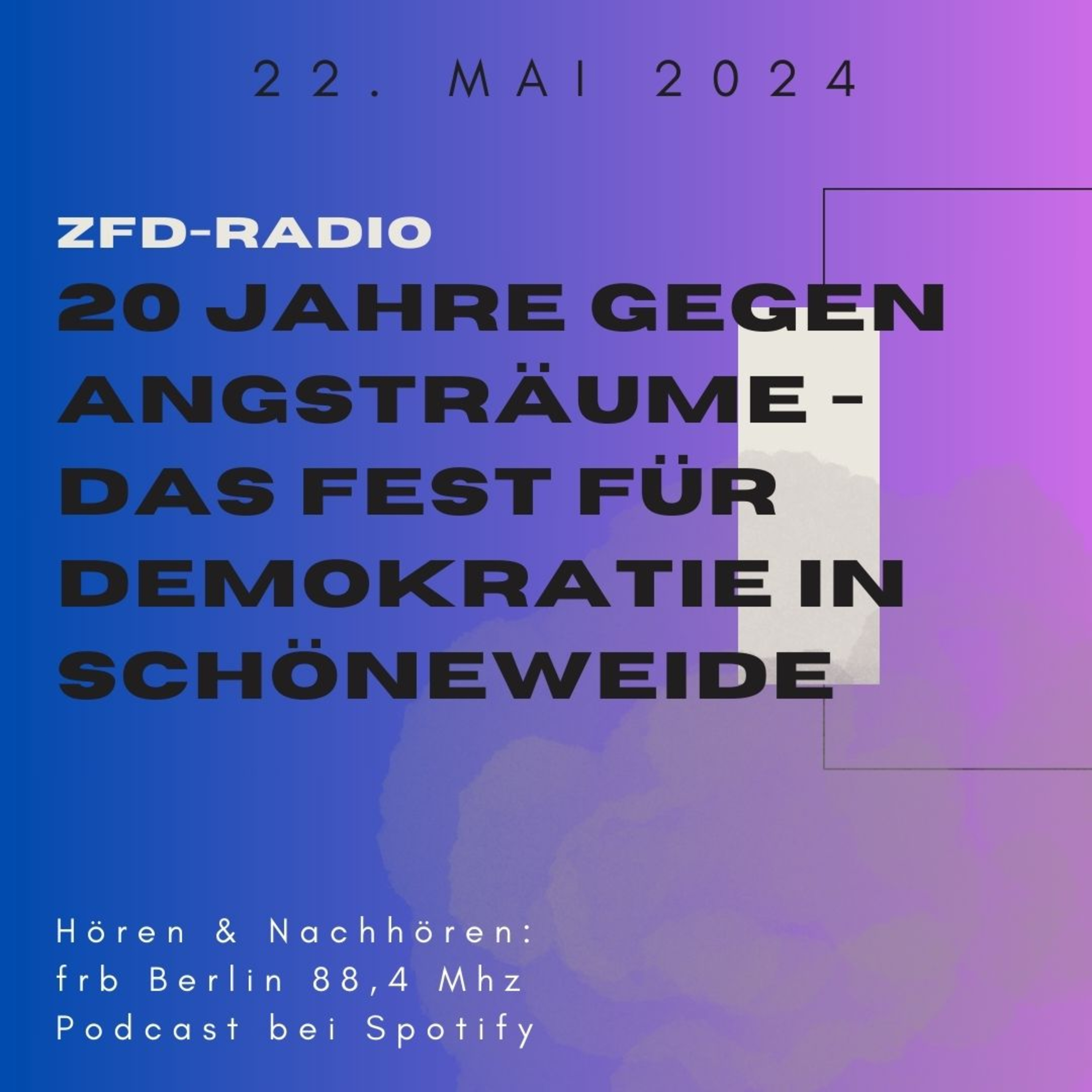 ZfD-Radio - der Podcast des Zentrums für Demokratie Treptow-Köpenick