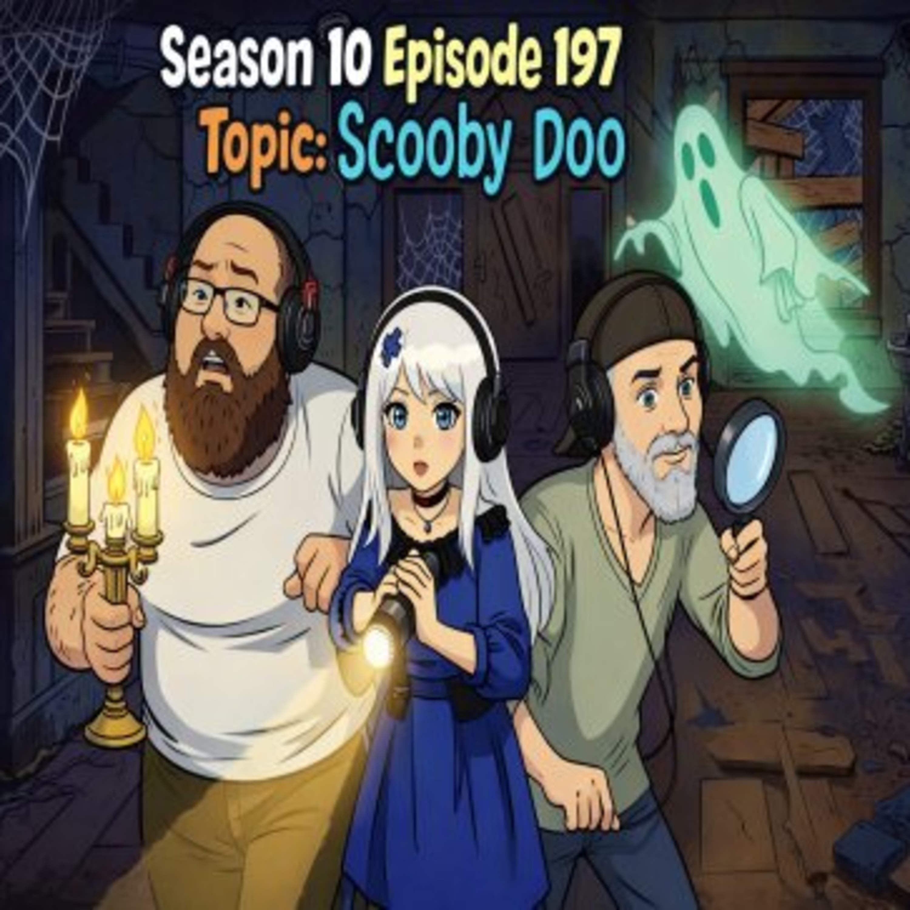Season 10 Episode 197 NITNSE Podcast Topic: Scooby Doo episode artwork