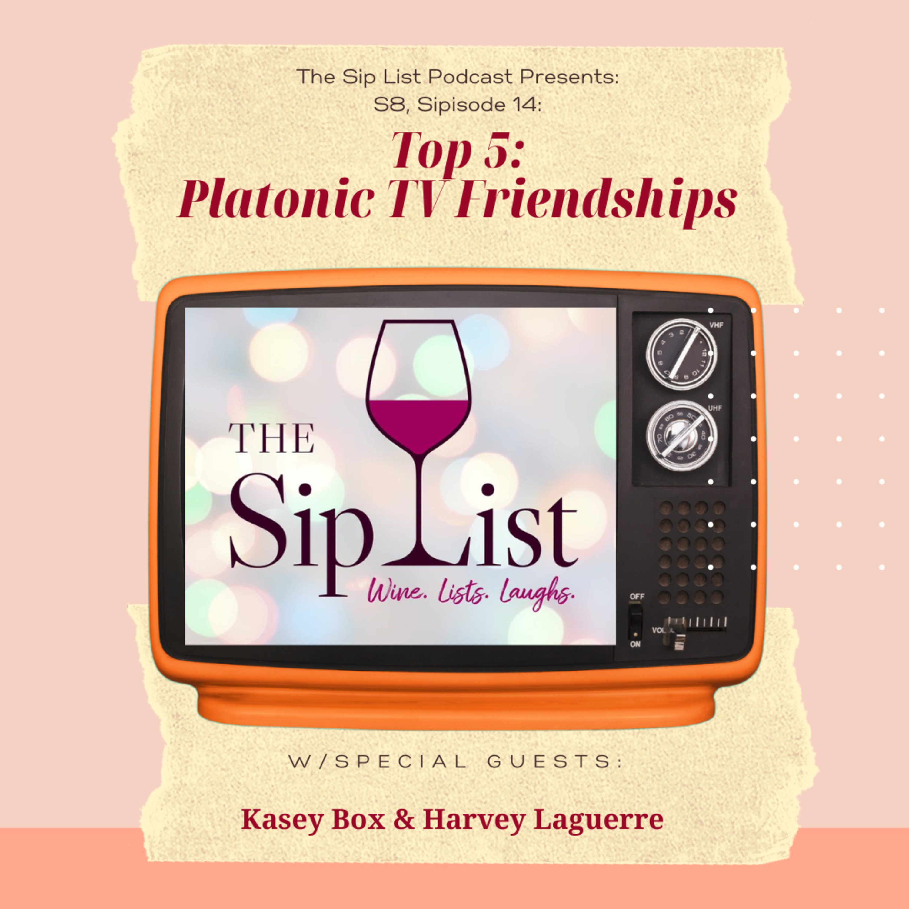 S8, Sipisode 14: Top 5 Favorite Platonic TV Friendships episode artwork