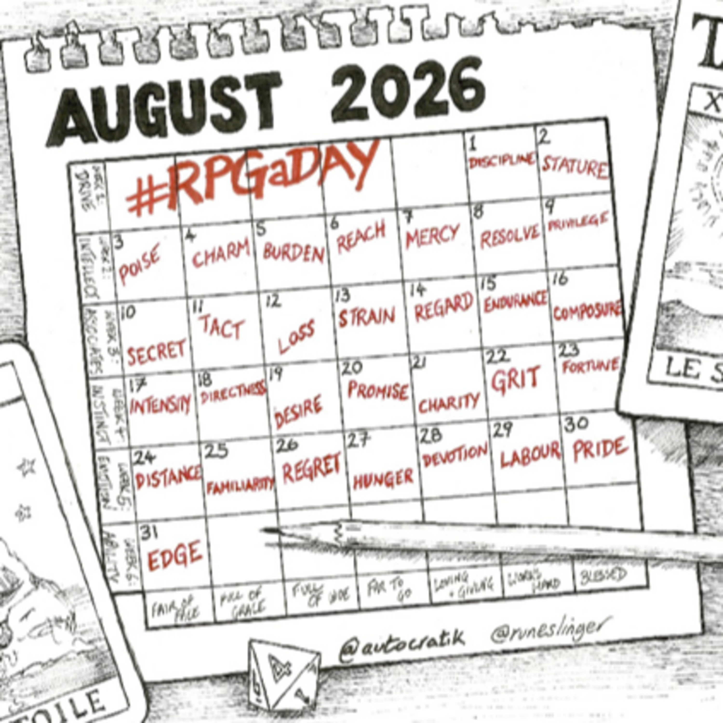 383 #RPGaDay 2026 Days 9-12 episode artwork