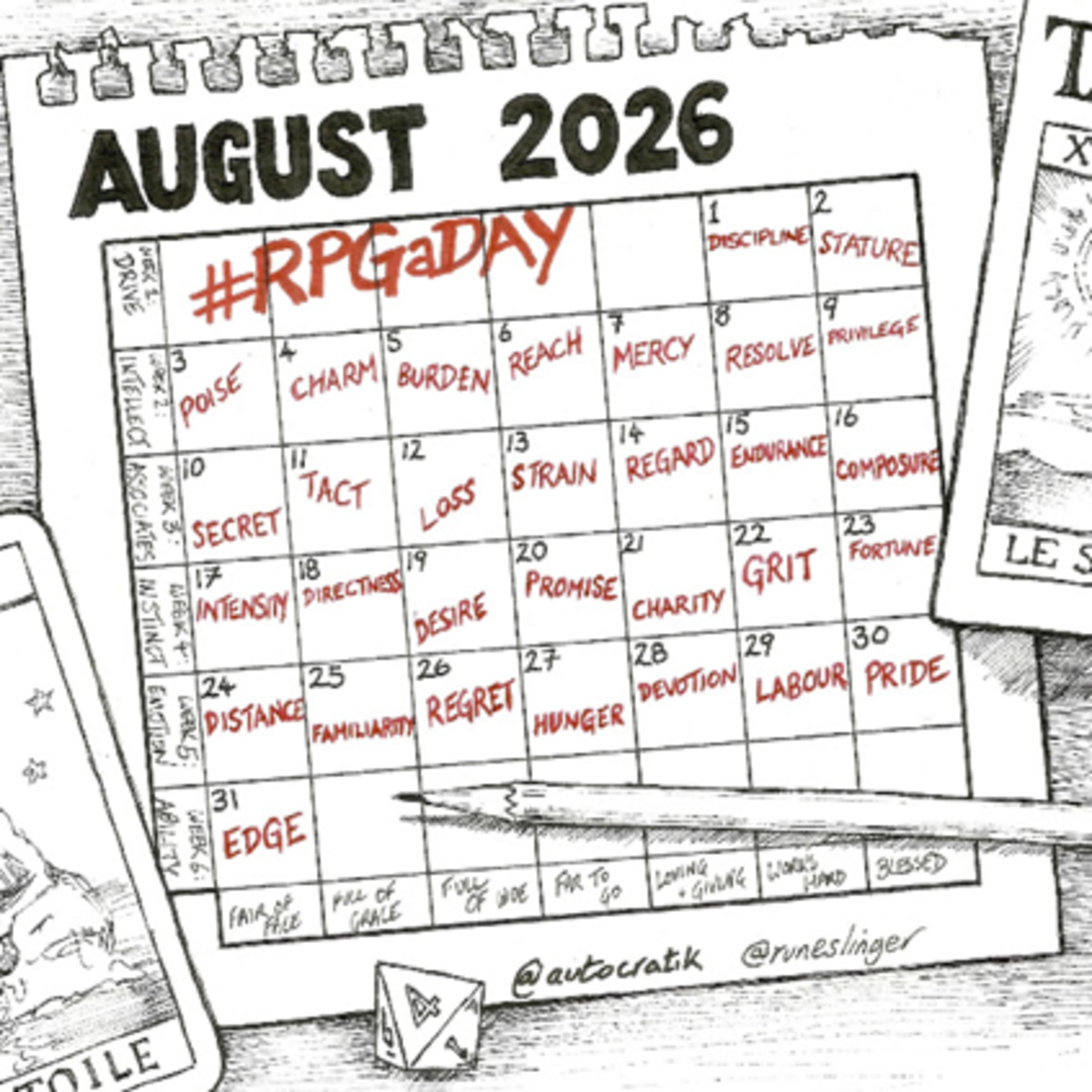 384 #RPGsDay 2026 Day 13-16 episode artwork