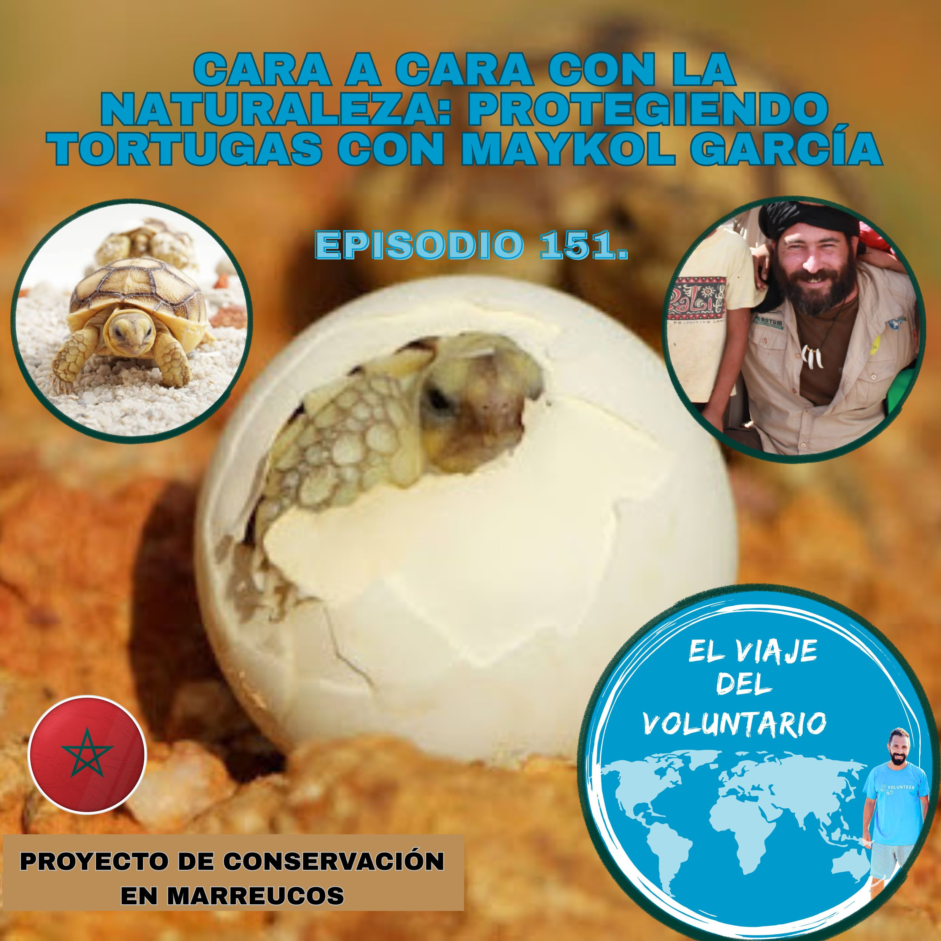 151. Cara a cara con la naturaleza: Protegiendo tortugas con Maykol García 151. Cara a cara con la naturaleza: Protegiendo tortugas con Maykol García