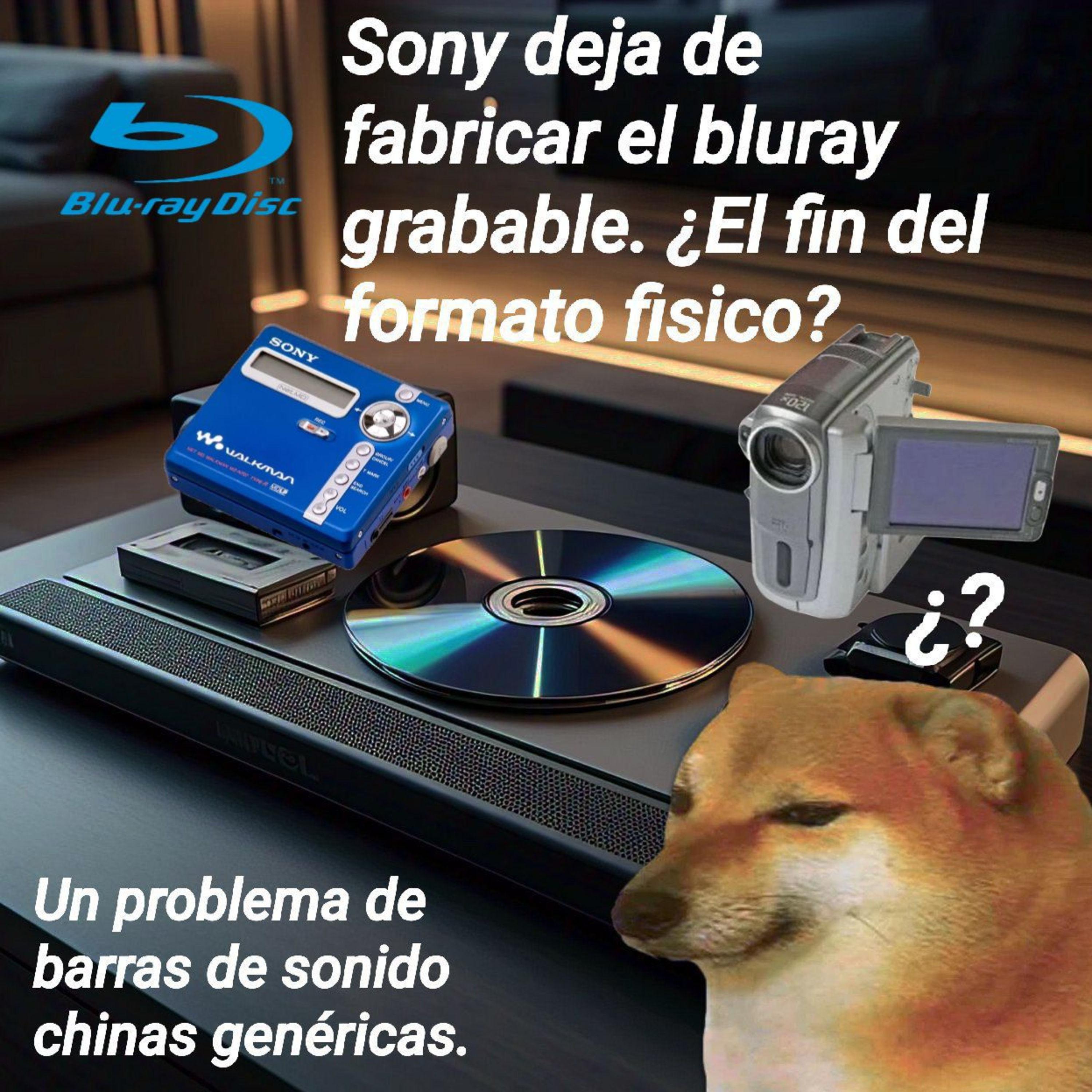 Sony deja de fabricar el bluray grabable. Canales invertidos de barras de sonido, como solucionarlo. episode artwork