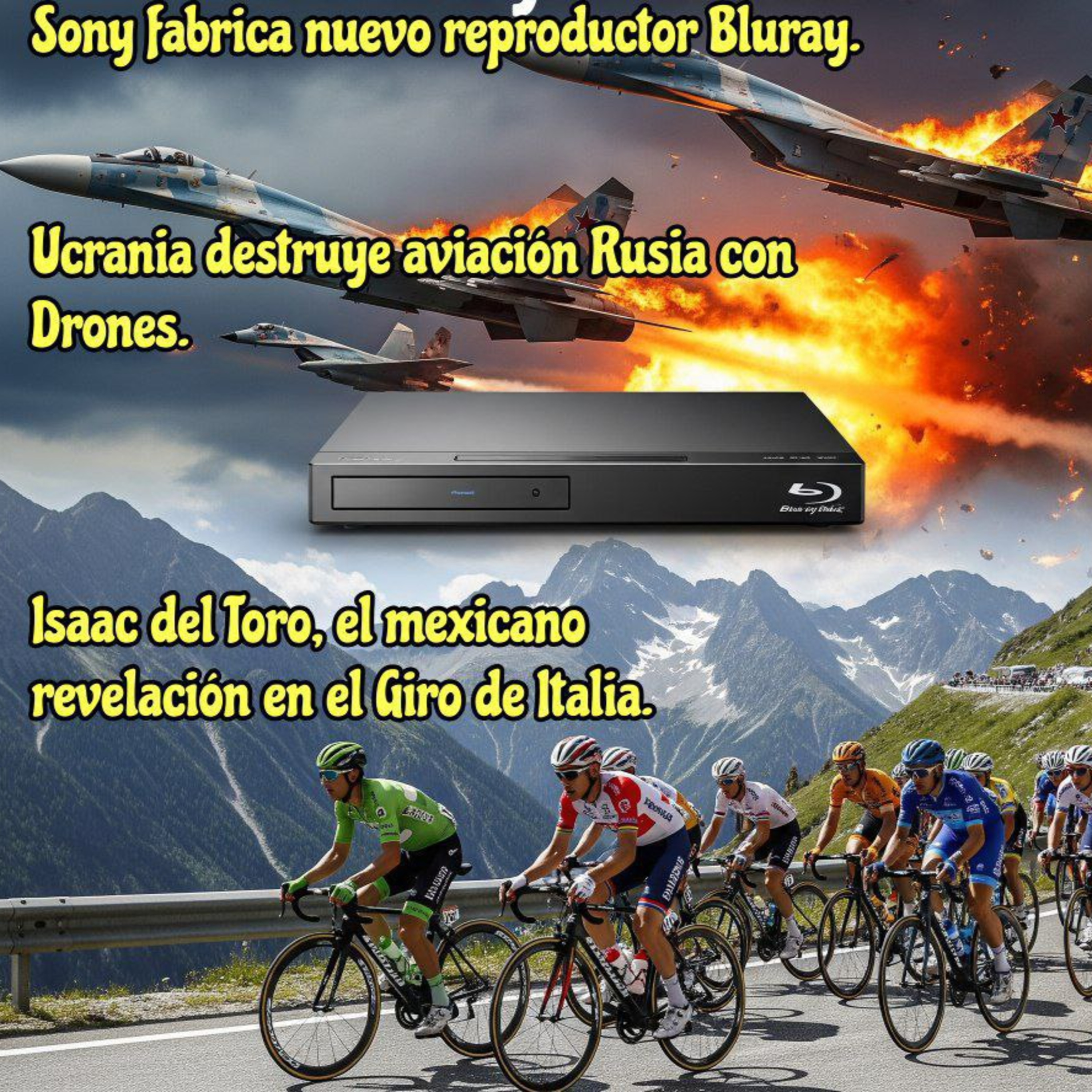 Sony lanza bluray player 4k - Del Toro y Carapaz se olvidan de Simon yates en el Giro de Italia episode artwork