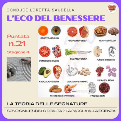la teoria delle segnature. Solo similitudini o realtà? La parola alla scienza. - #iconsiglidibenessere - P21 - S4