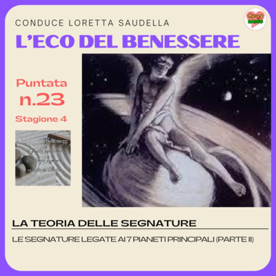 la teoria delle segnature legate ai 7 pianeti principali - parte 2 - #iconsiglidibenessere - P23 - S4