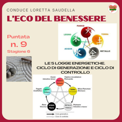 Le 5 logge energetiche - #lecodelbenessere - P9- S6
