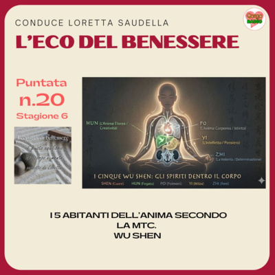 I 5 abitanti dell’Anima secondo la MTC. Wu Shen - #lecodelbenessere - P20- S6