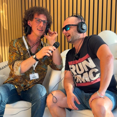Gianluca Venditti con Claudio dei Jolly Blu ad Alanno Scalo (Pe)
