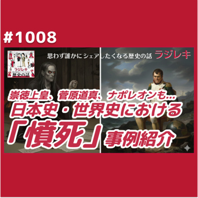 1008_日本史・世界史における「憤死」事例紹介！ナポレオンの流刑地での鬱屈など