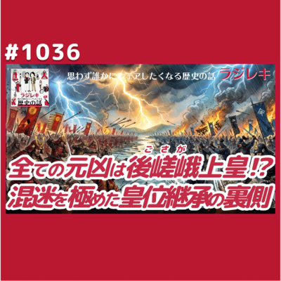 1036_南北朝時代の源流。承久の乱による皇統混乱と後嵯峨天皇の即位