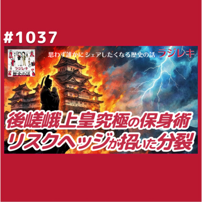 1037_後嵯峨上皇のリスクヘッジが、南北朝時代への「火種」となったワケ