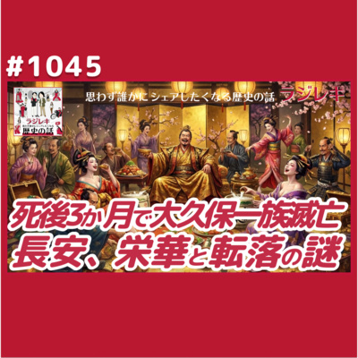 1045_大久保長安に野望はあったか？江戸幕府が危険視した不正蓄財と死後3か月の悲劇