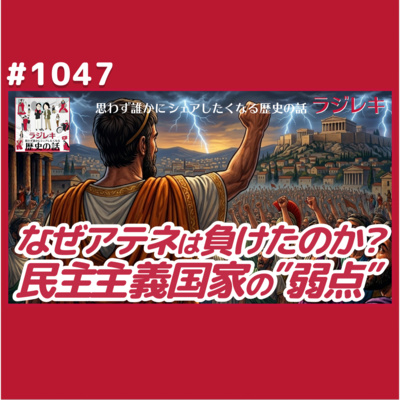 1047_「弁が立つ」には気を付けろ！ペロポネソス戦争と民主主義の脆さ・弱点