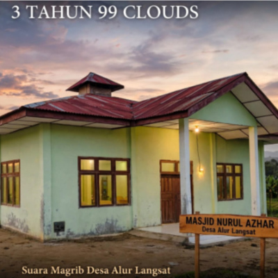 Magrib di Masjid Nurul Azhar Desa Alur Langsat