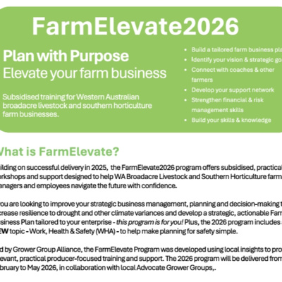 Davina Gossage Project Lead Farm Elevate - BCC- 18 Feb 2026