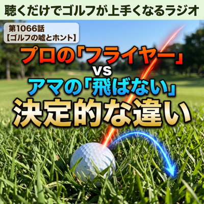 1066話　【ゴルフの嘘とホント】プロの「フライヤー」とアマチュアの「飛ばない」現象の決定的な違い
